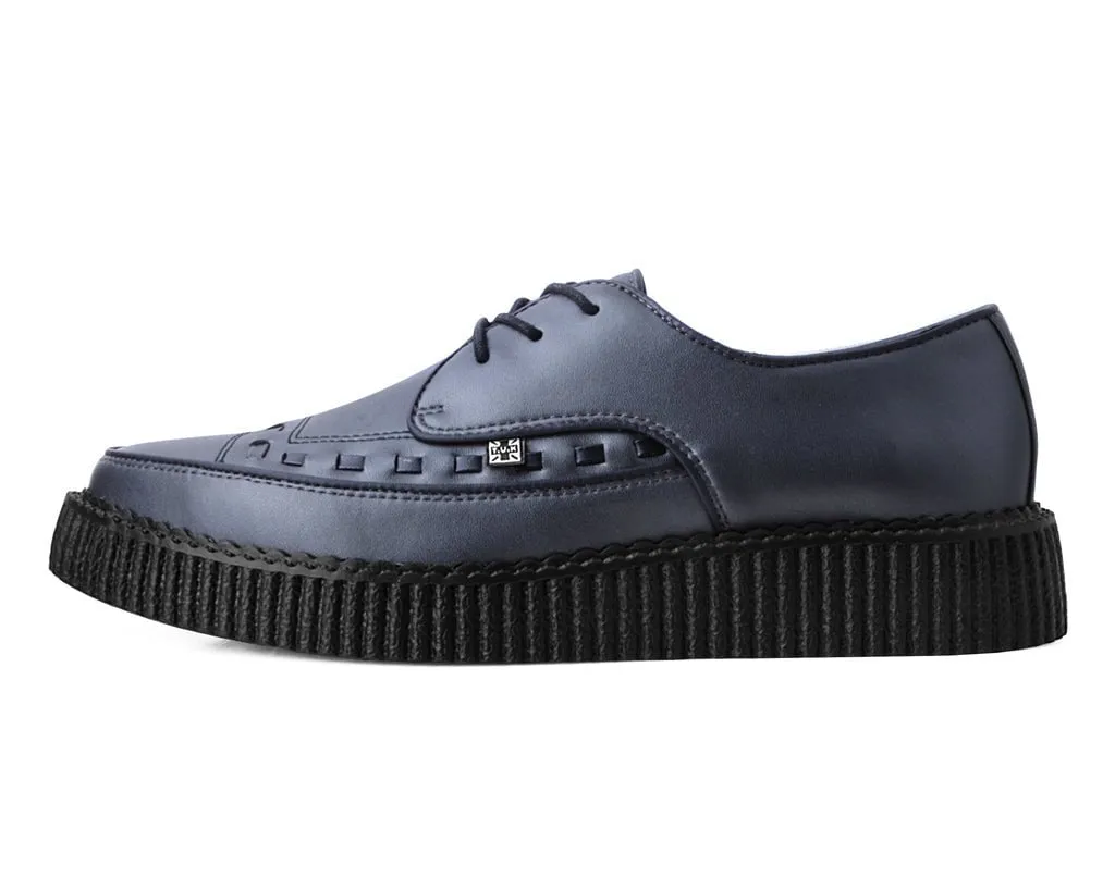 Gunmetal TUKskin? Lace Up Creeper