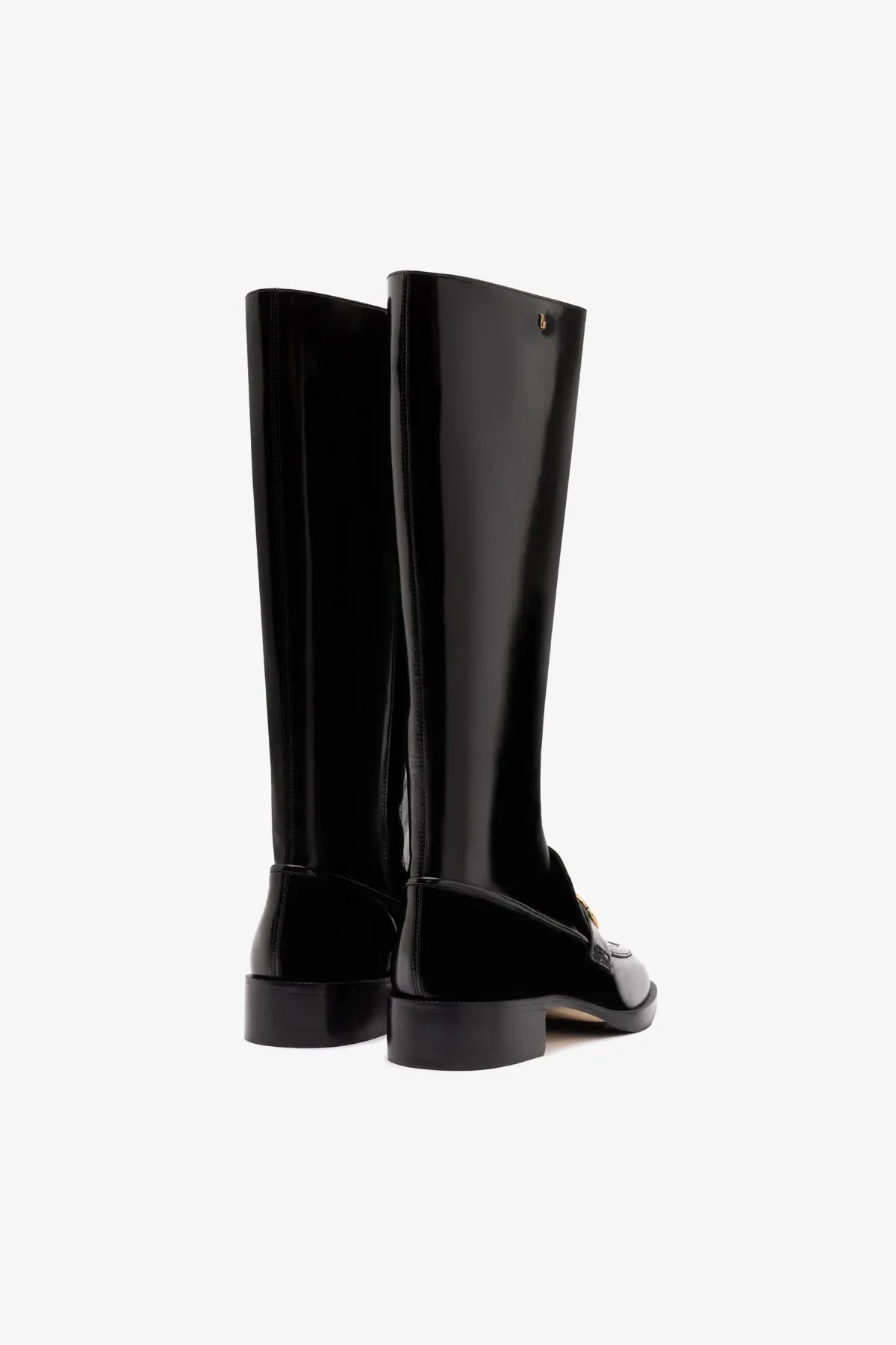 Harrington Boot In Black Box Leather
