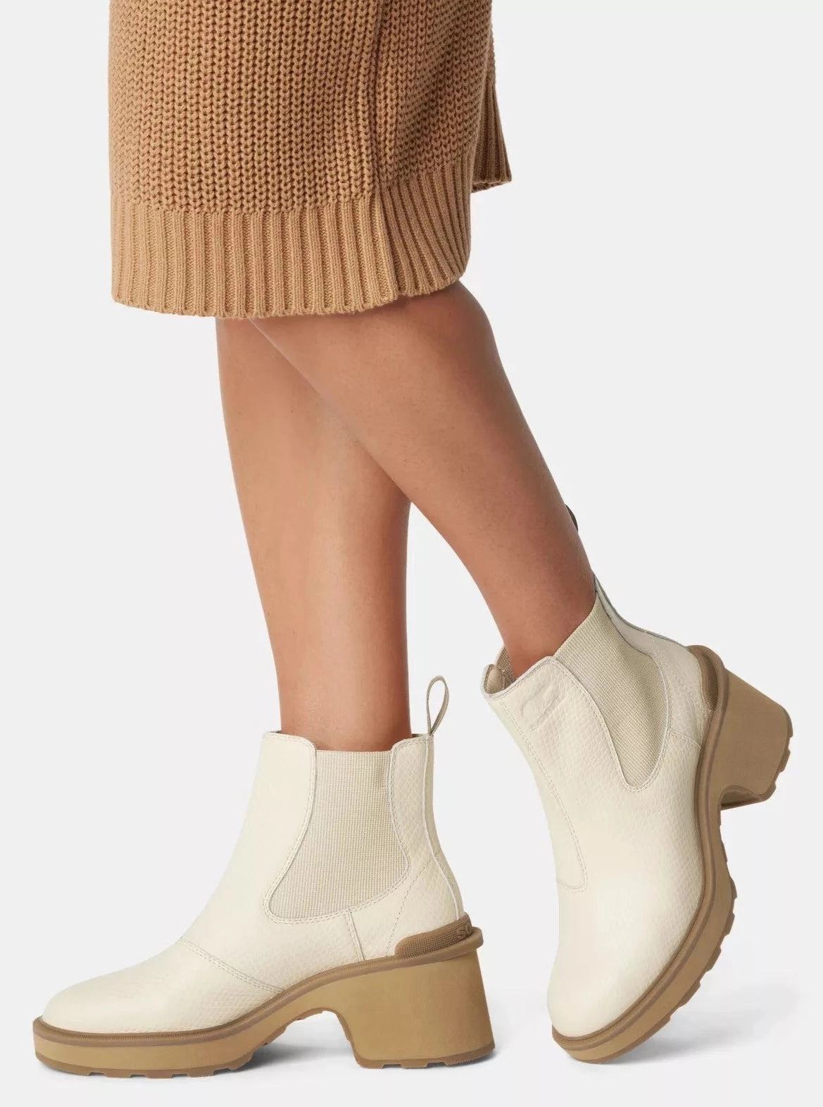 Hi Line Heel Chelsea [Bleached Ceramic/Caribou Buff]