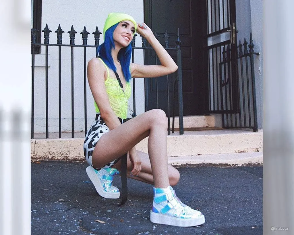 Ice Iridescent High Top Casbah Creeper