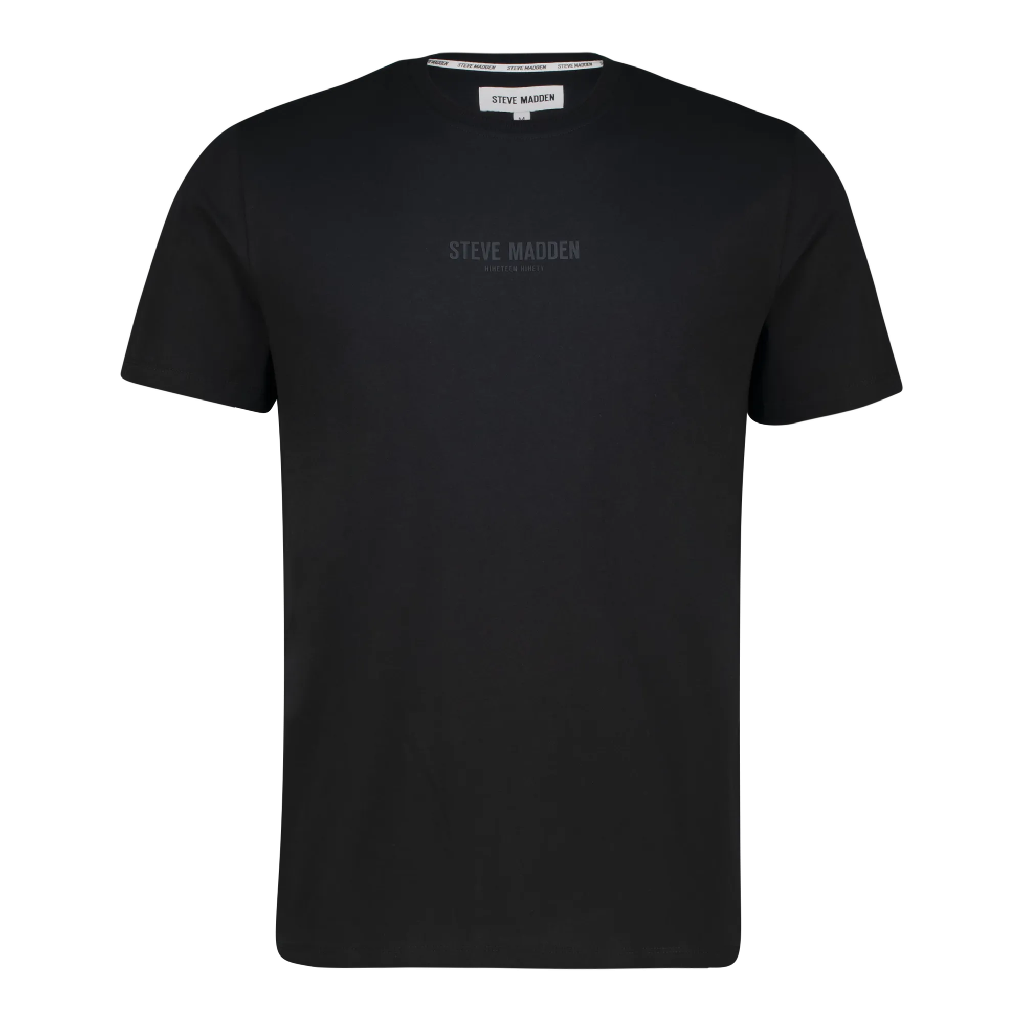 JACE CREW BLACK NECK LOGO T-SHIRT