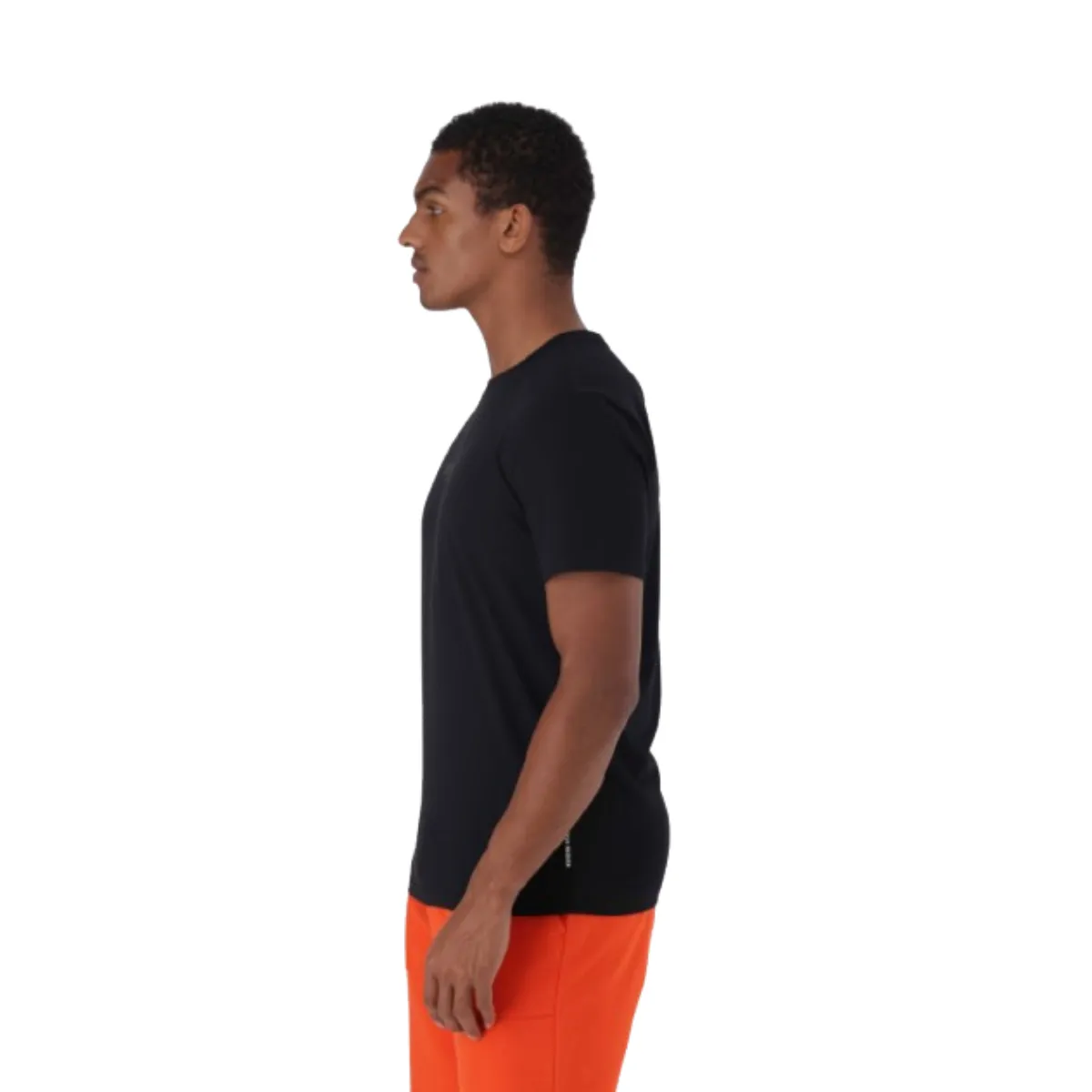 JACE CREW BLACK NECK LOGO T-SHIRT