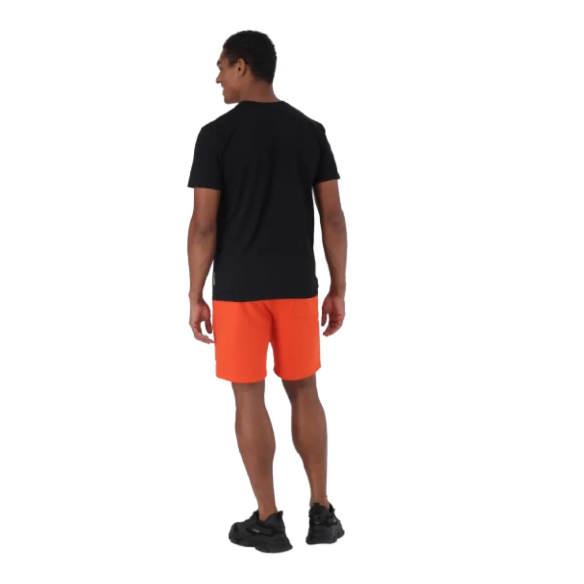 JACE CREW BLACK NECK LOGO T-SHIRT