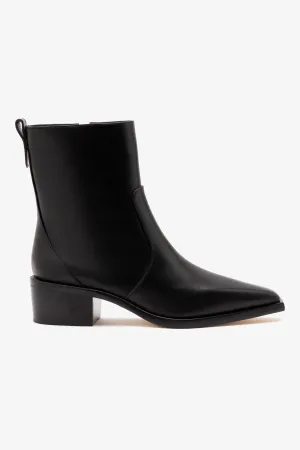 James Low Boot In Black Leather