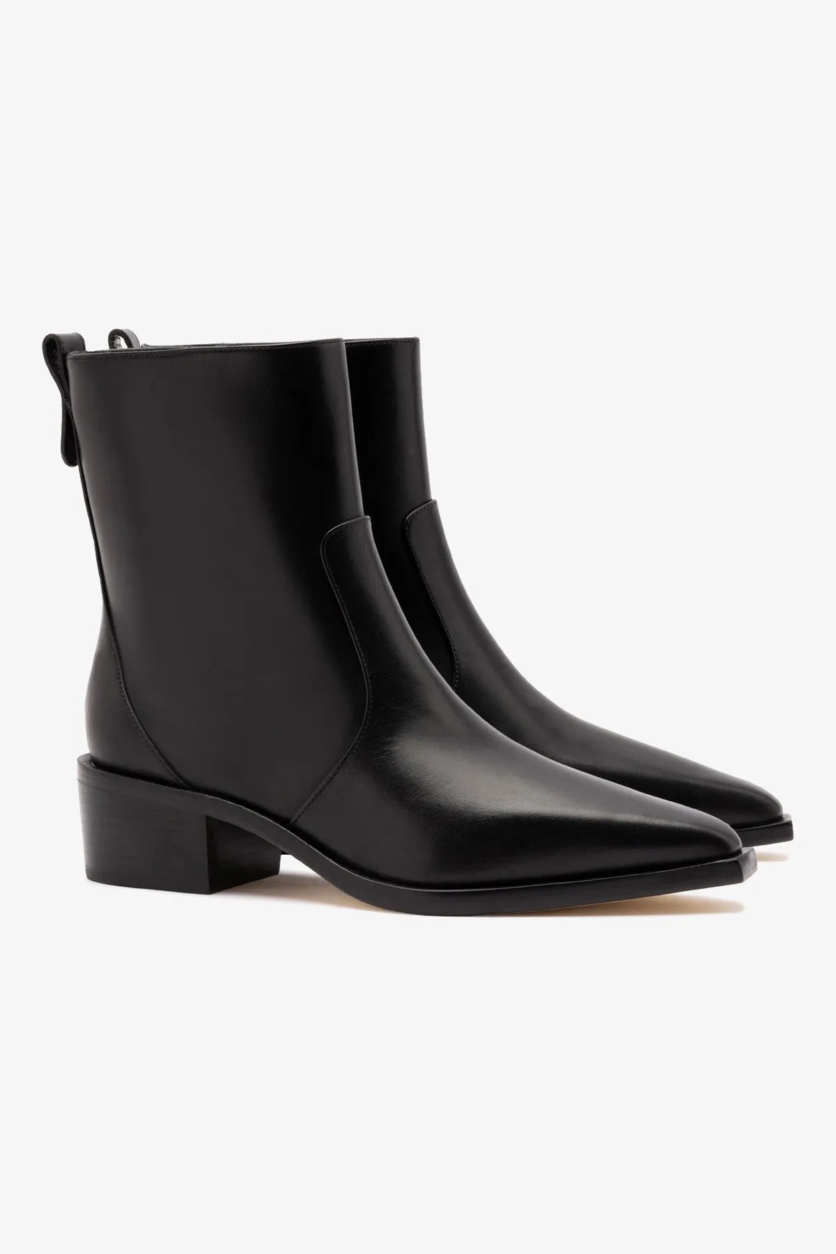 James Low Boot In Black Leather