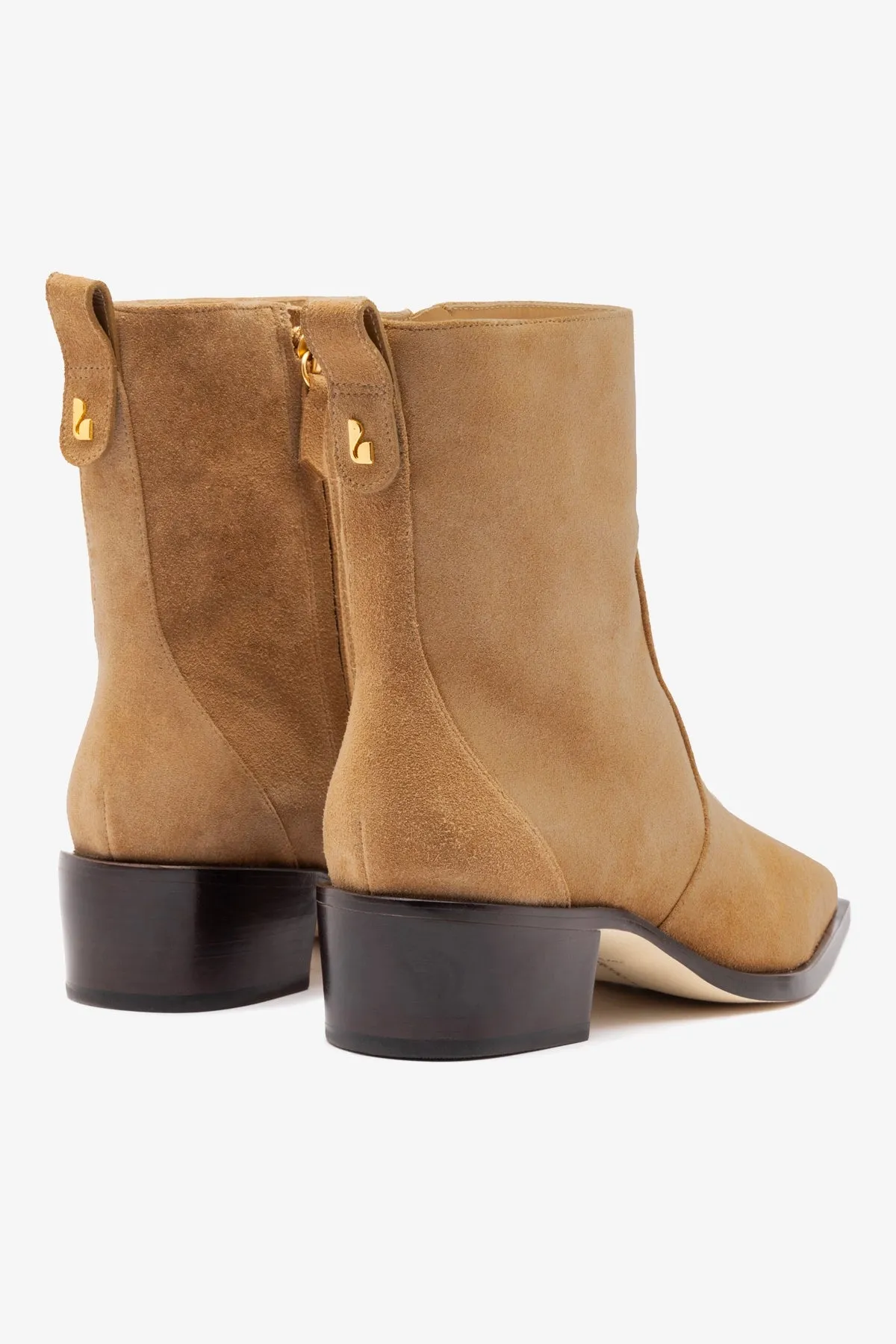 James Low Boot In Peanut Suede