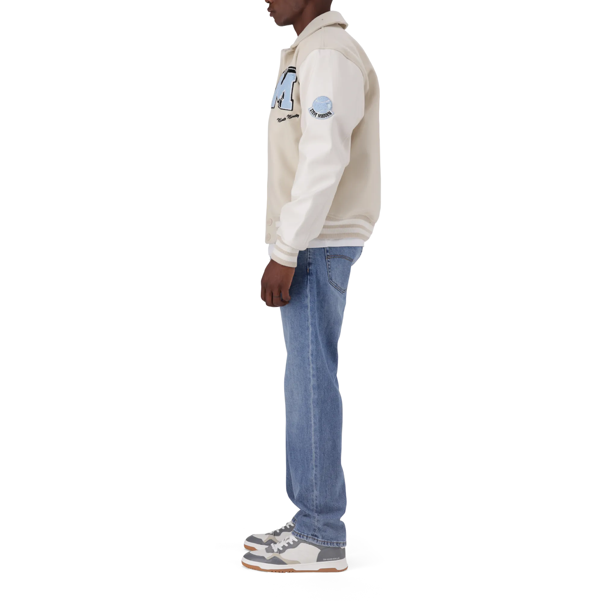 JETT CREAM BASEBALL JACKET