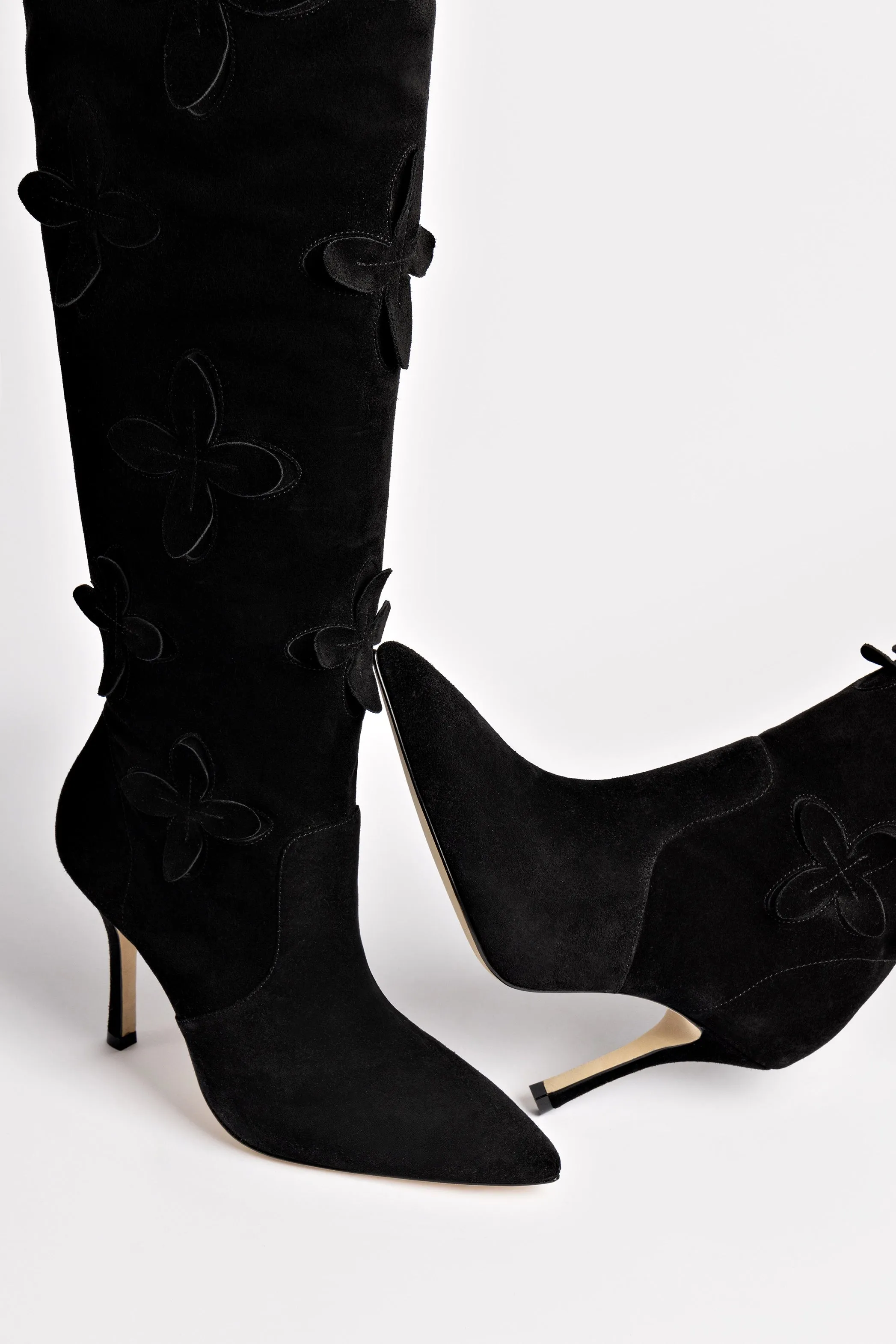 Julia Boot In Black Suede