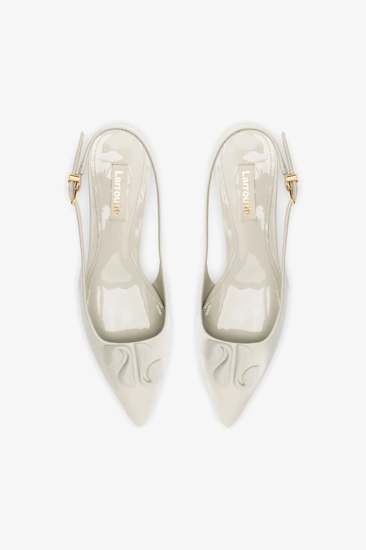 Kaitlan LL Low Pump In Gray Patent Leather