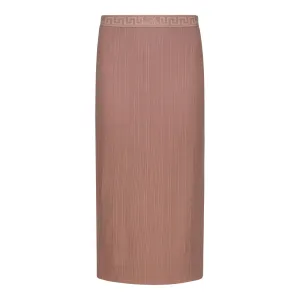 KARSYN DARK TAUPE BODYCON MIDI SKIRT