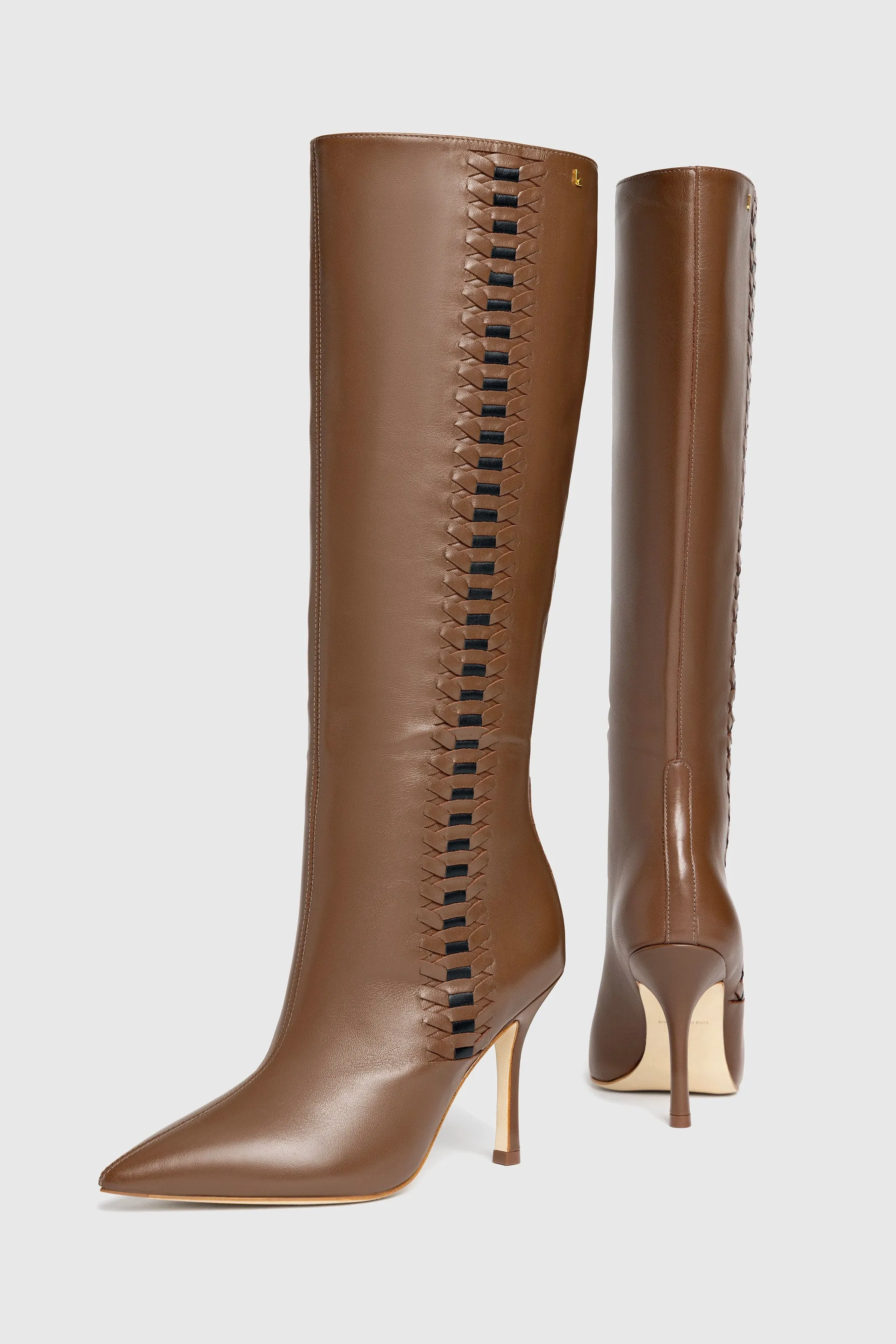 Kate Boot In Burnt Umber Leather