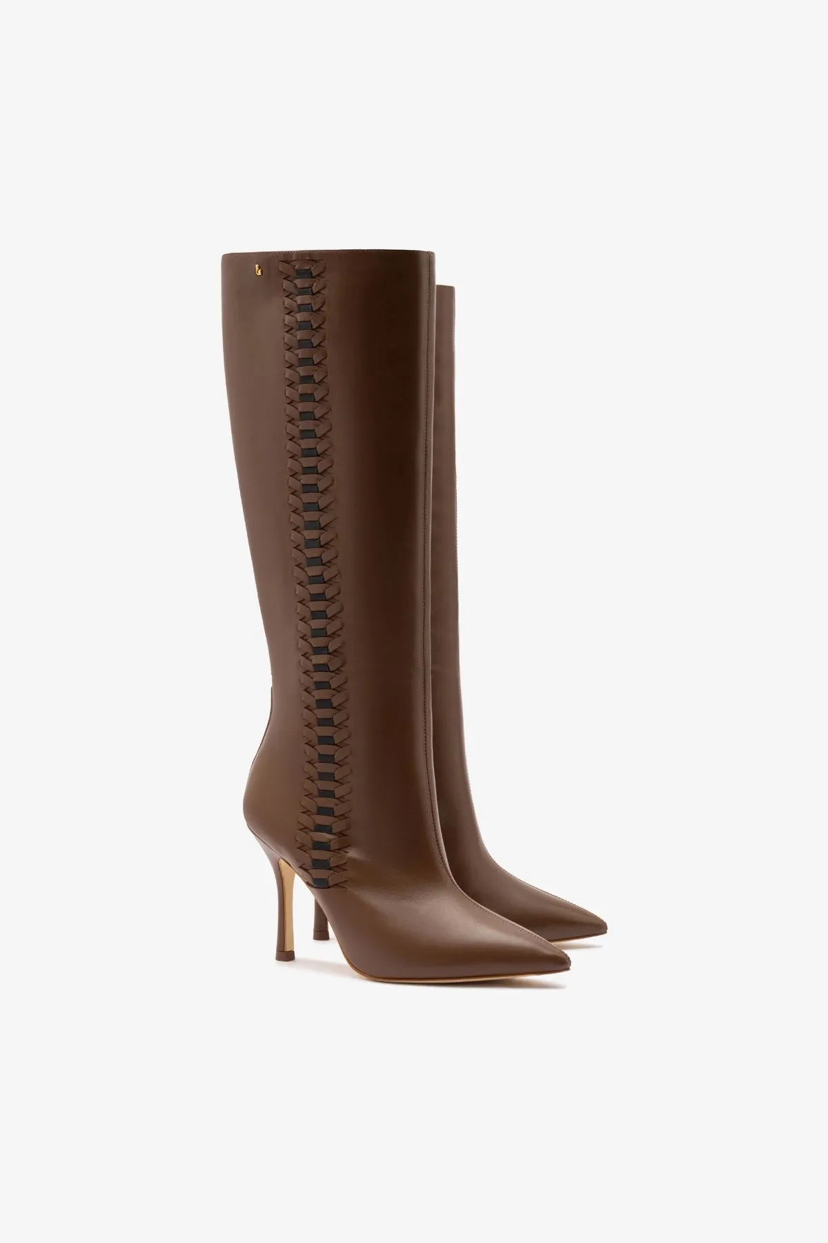 Kate Boot In Burnt Umber Leather