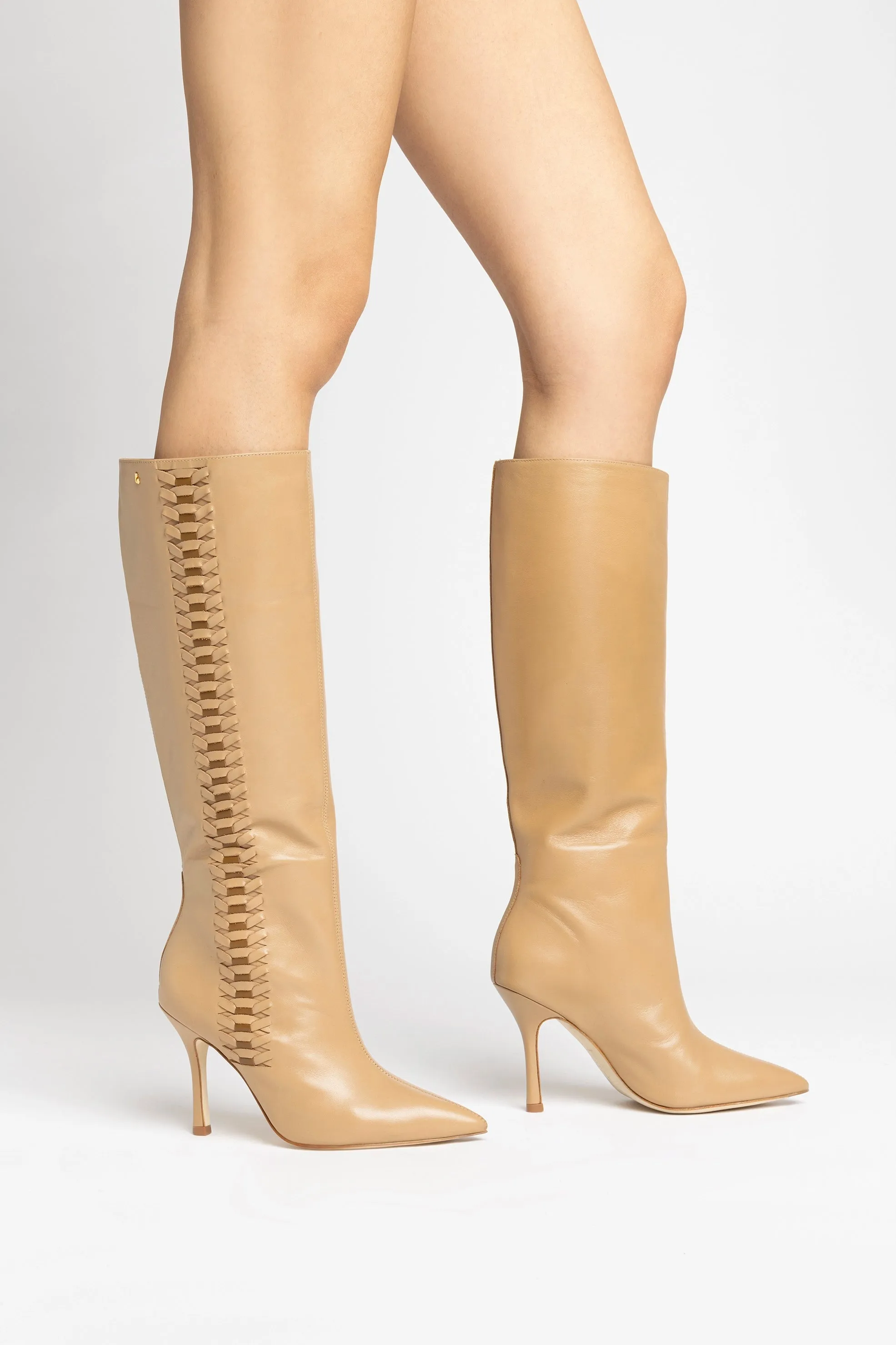 Kate Boot In Peanut Leather