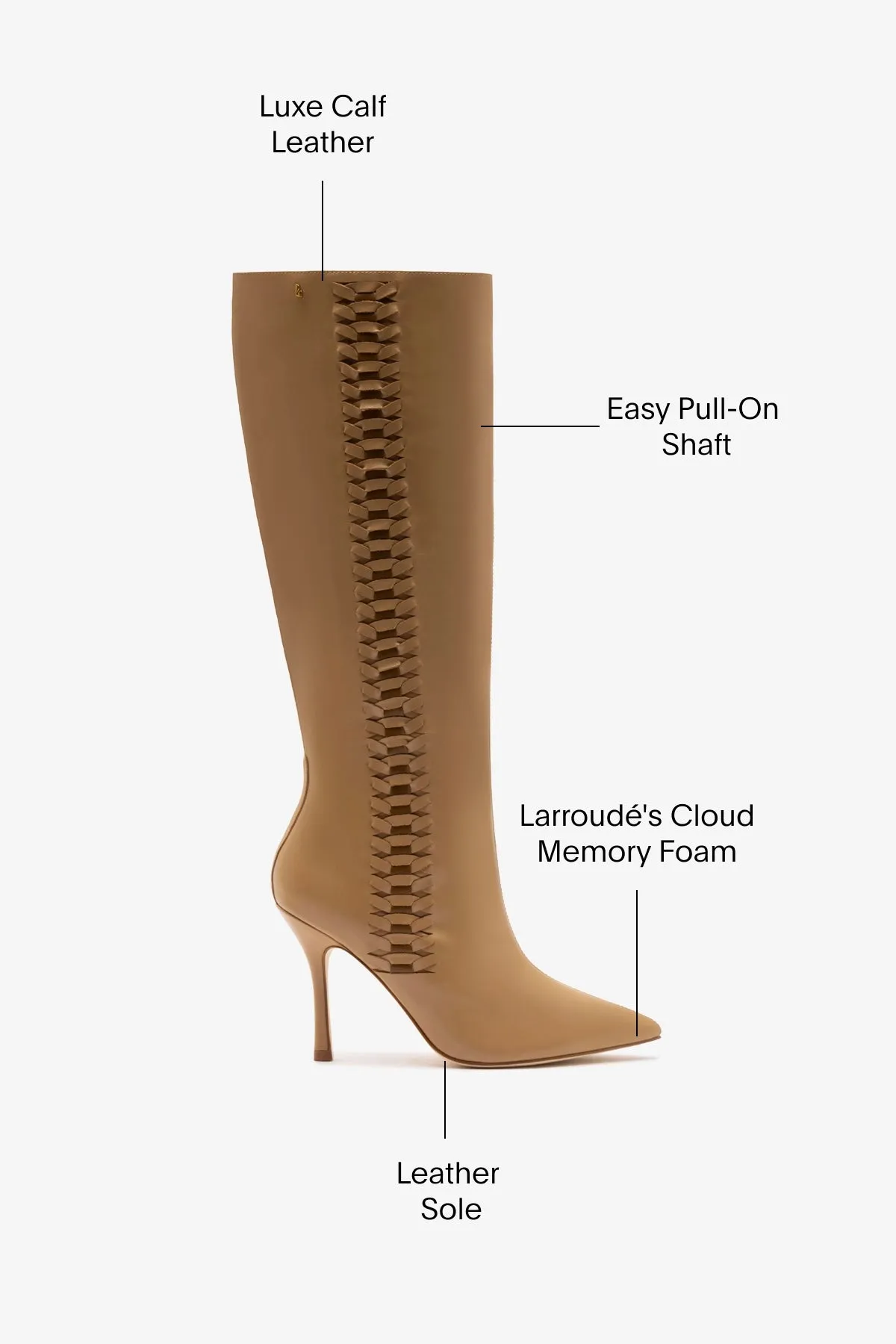 Kate Boot In Peanut Leather