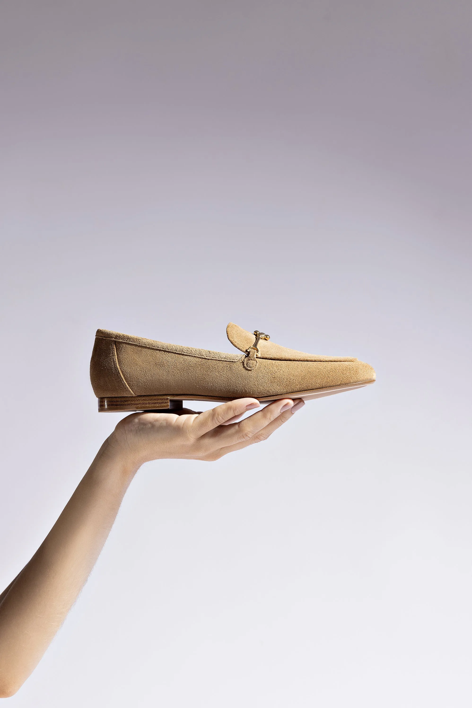 Katherine Loafer In Peanut Suede
