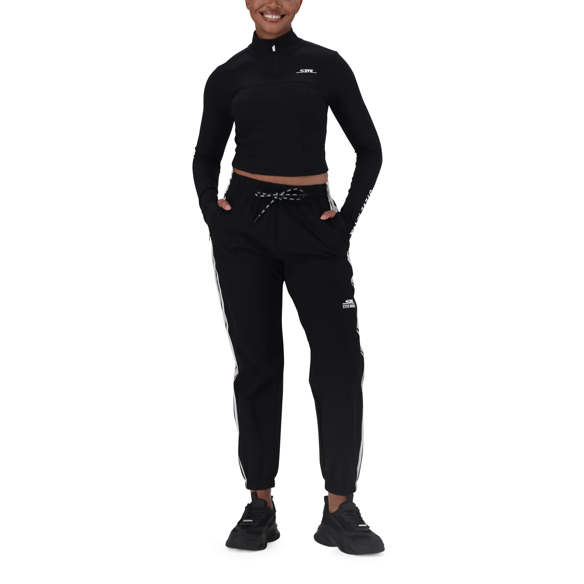 KEILANI BLACK ACTIVE JOGGER