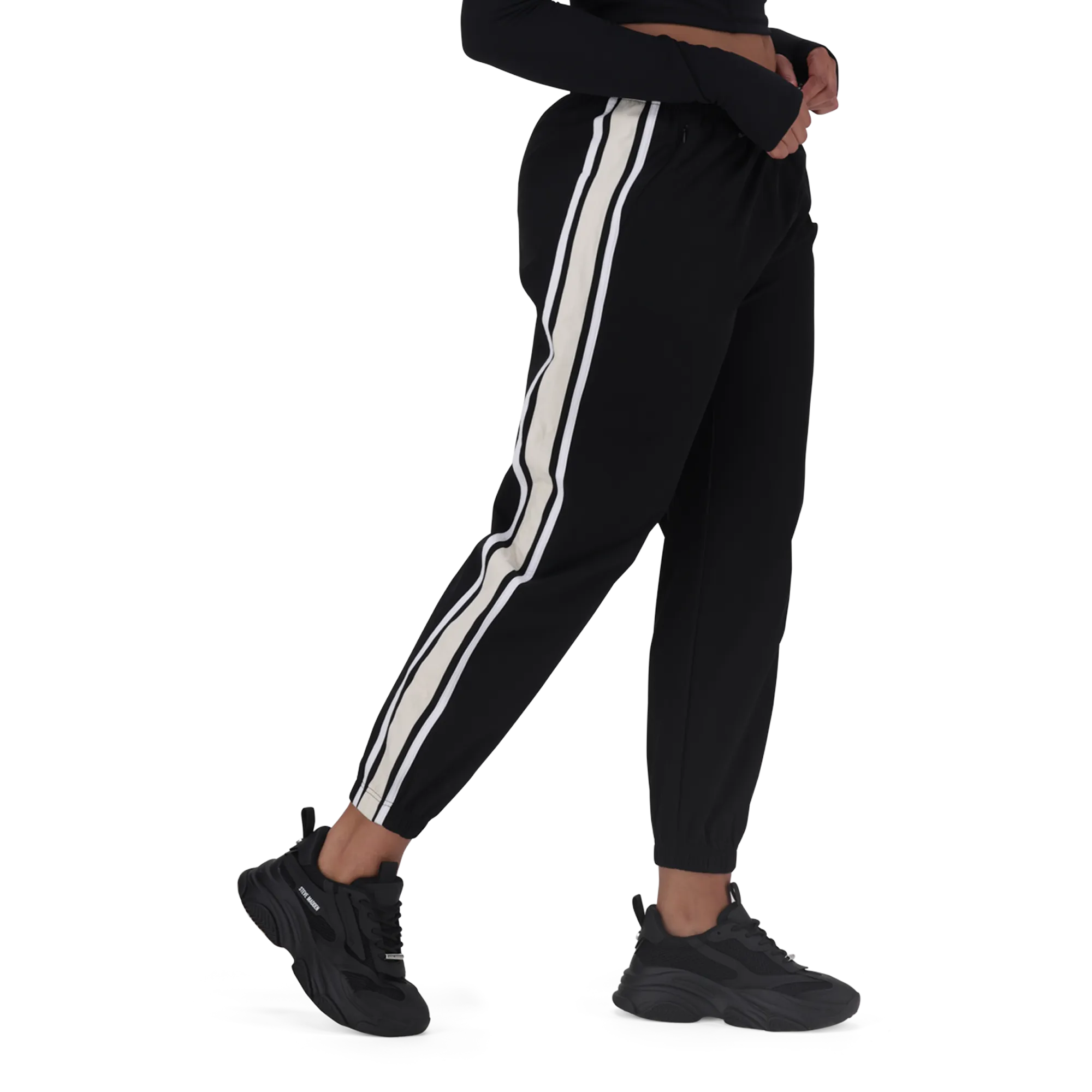 KEILANI BLACK ACTIVE JOGGER