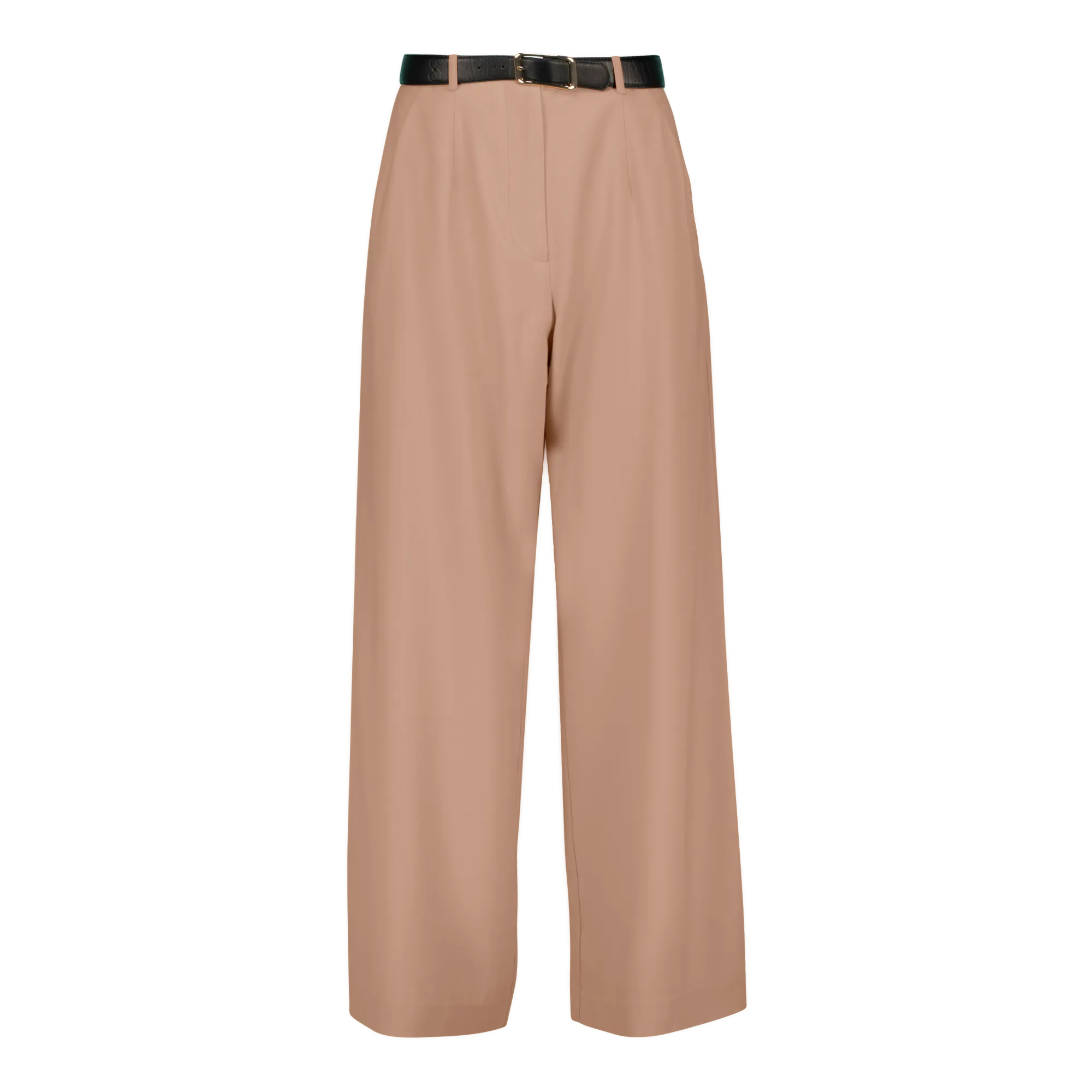KENNEDY BISCUIT BELTED WIDE LEG TROUSER