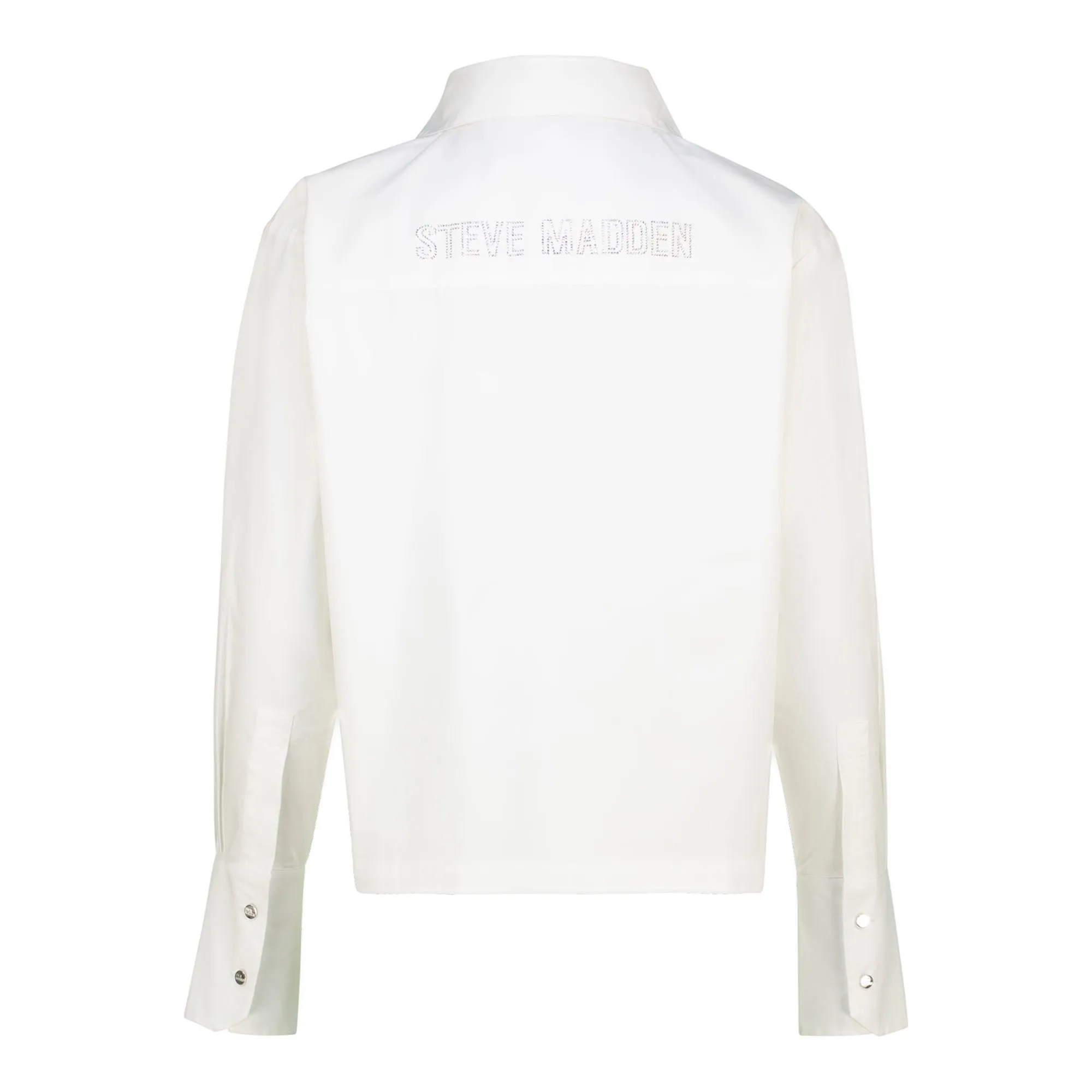 KIRA WHITE SPARKLE LOGO SHIRT