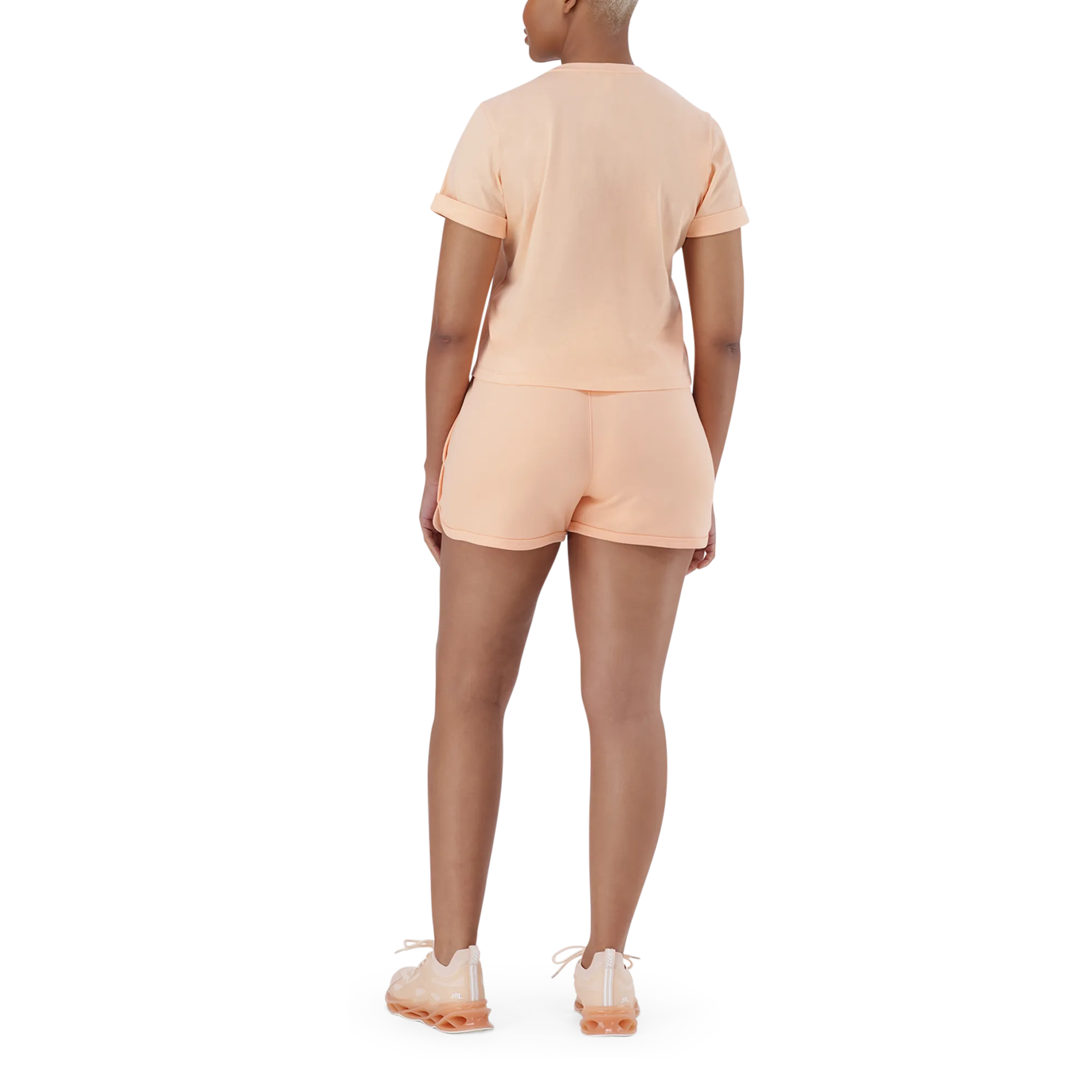 KITTY PEACH FUZZ  BOXY LOGO TEE