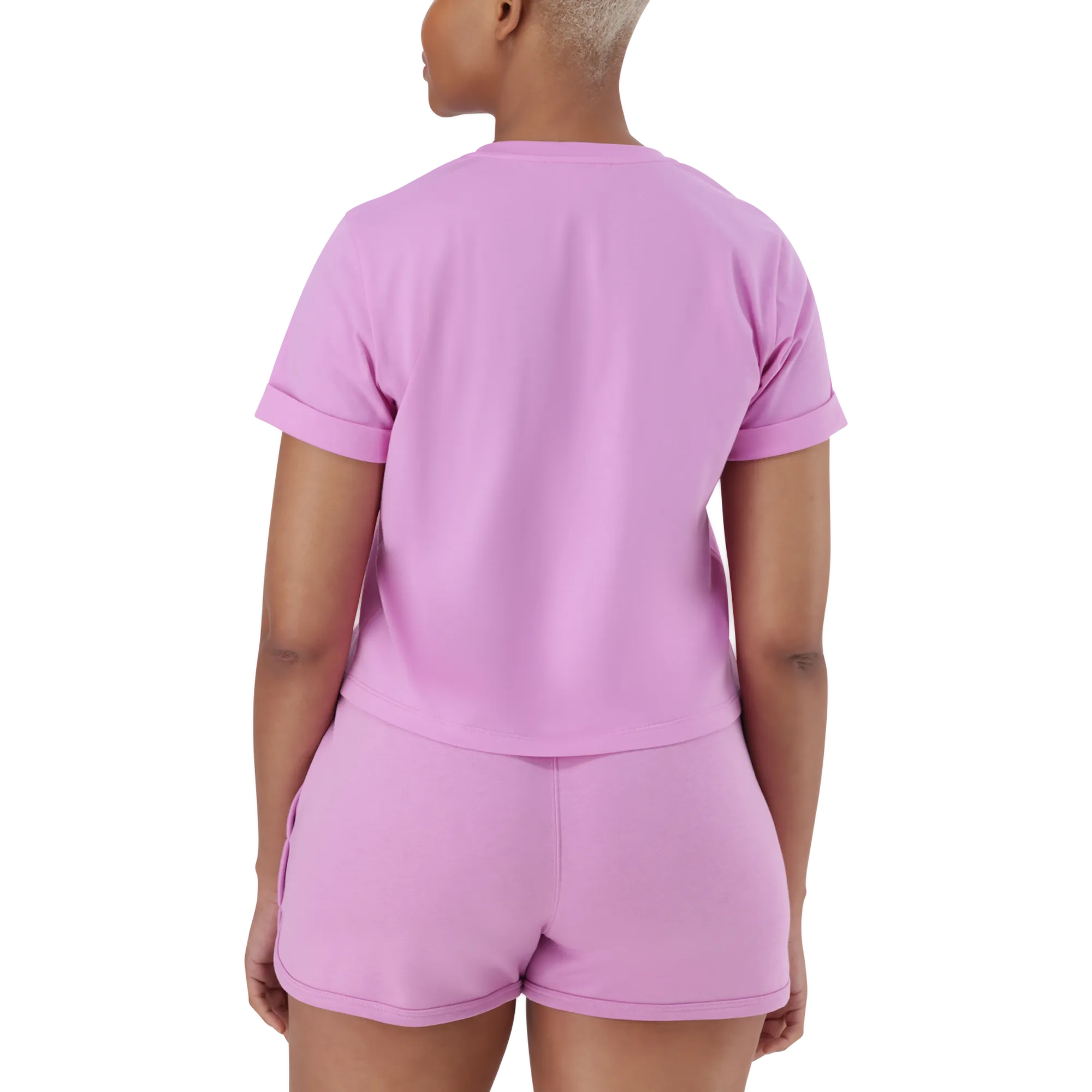 KITTY VIOLET RAVE BOXY LOGO TEE