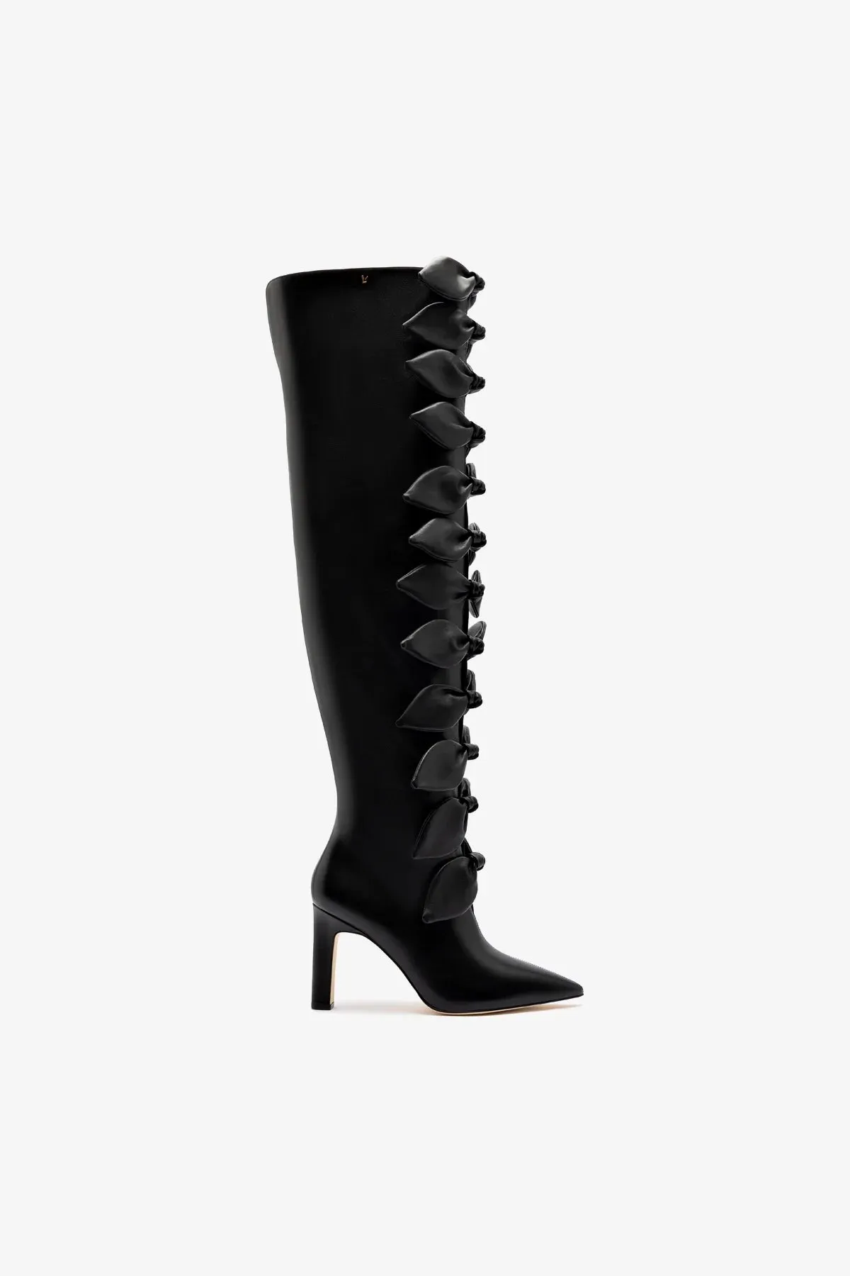 Larroud?? for Jonathan Cohen: Tie Boot In Black Leather