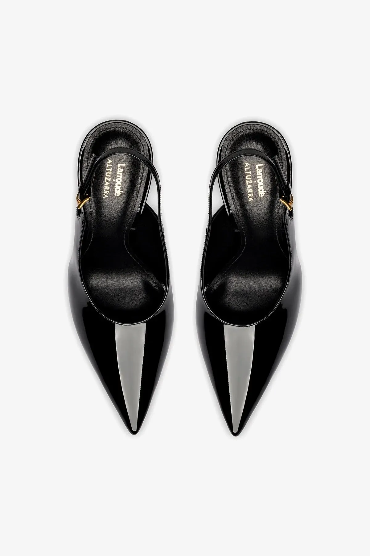 Larroud?? x Altuzarra Pump In Black Patent Leather