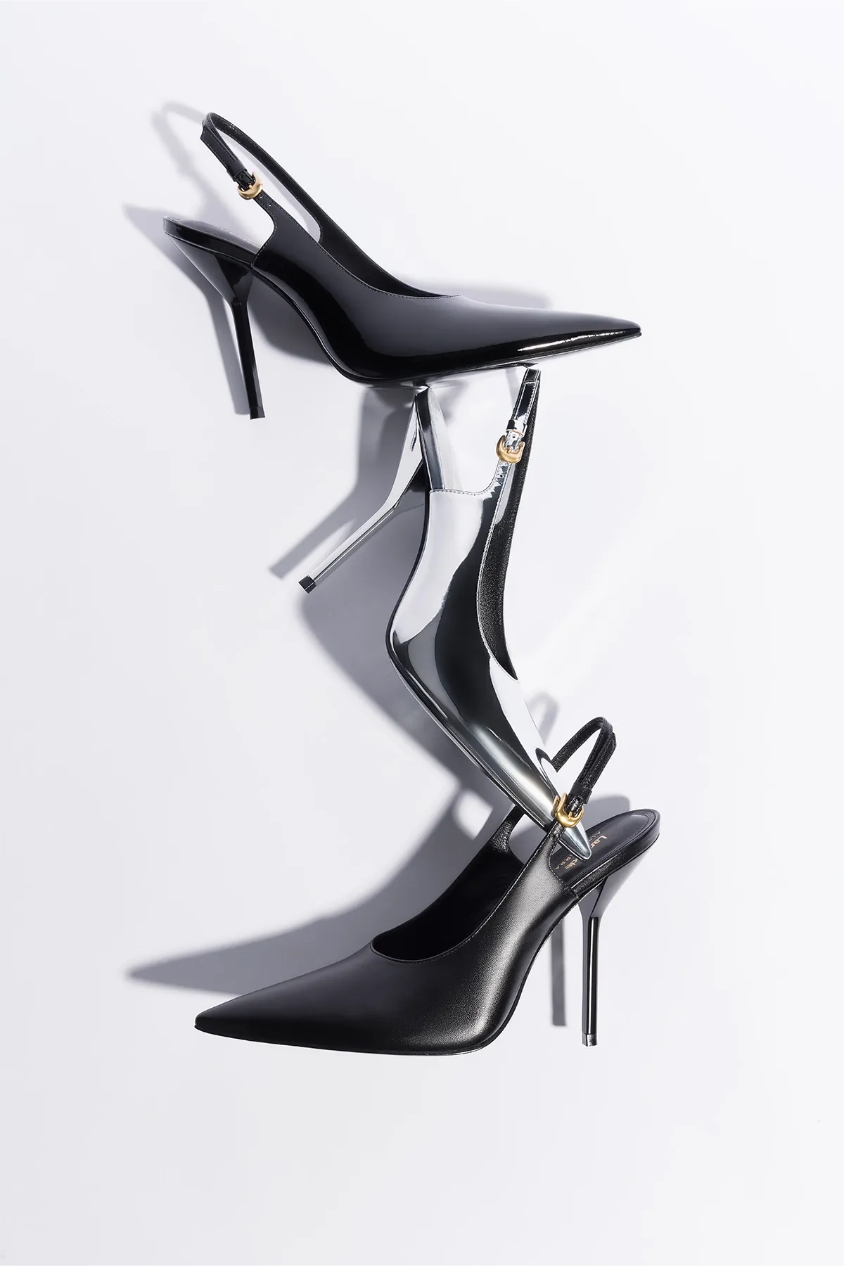 Larroud?? x Altuzarra Pump In Black Patent Leather