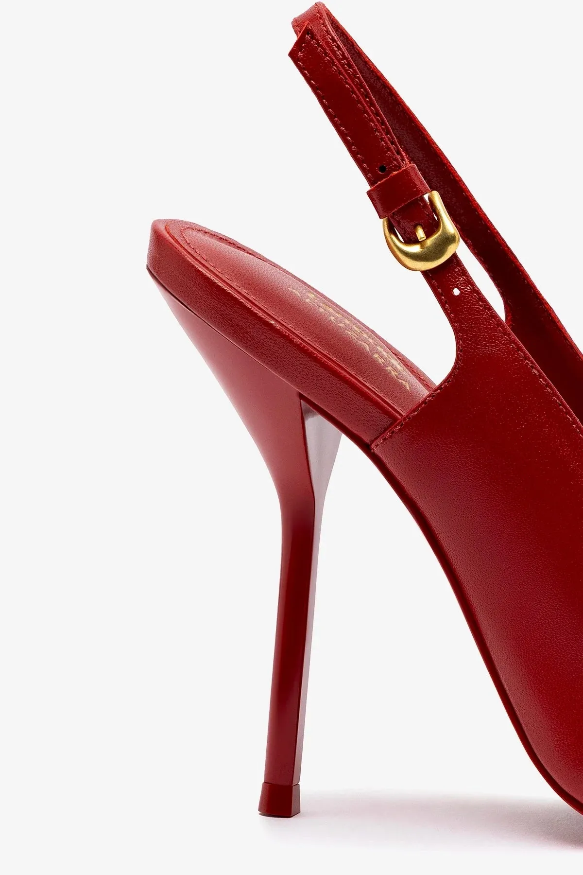 Larroud?? x Altuzarra Pump In Blood Red Leather