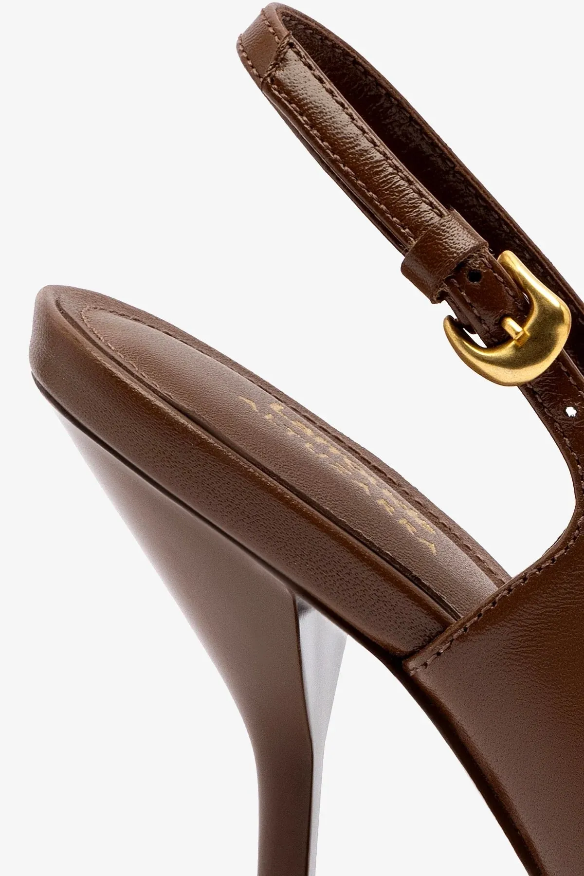 Larroud?? x Altuzarra Pump In Burnt Umber Leather