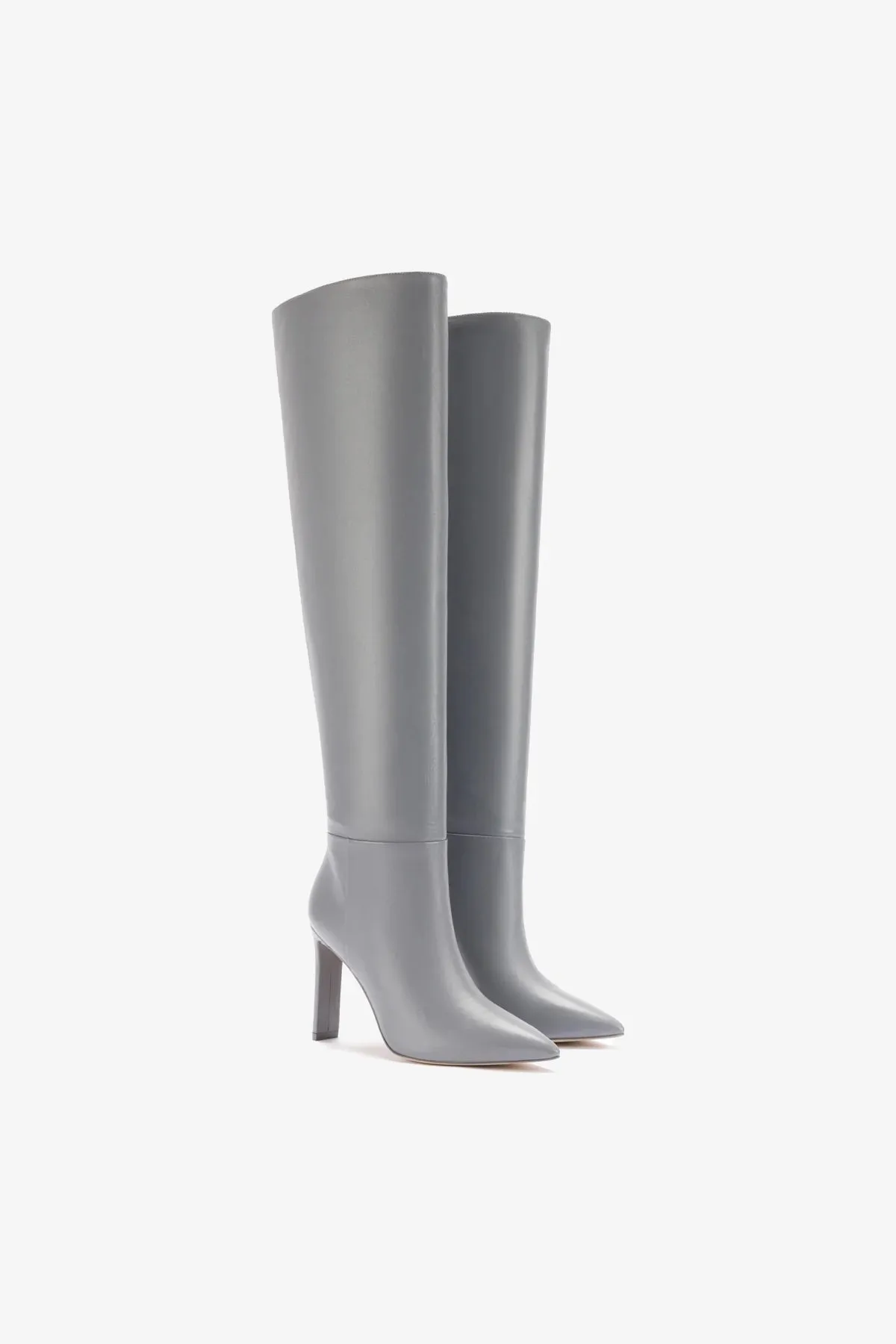 Larroud?? x Jennifer Fisher Boot In Cement Grey Leather