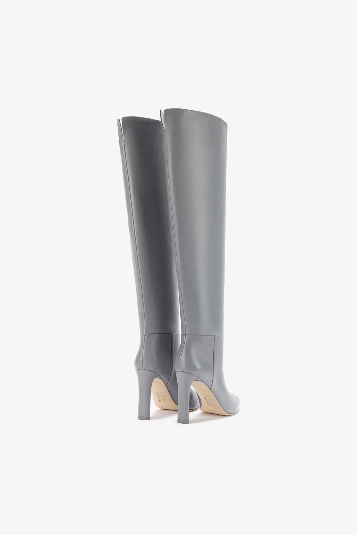Larroud?? x Jennifer Fisher Boot In Cement Grey Leather
