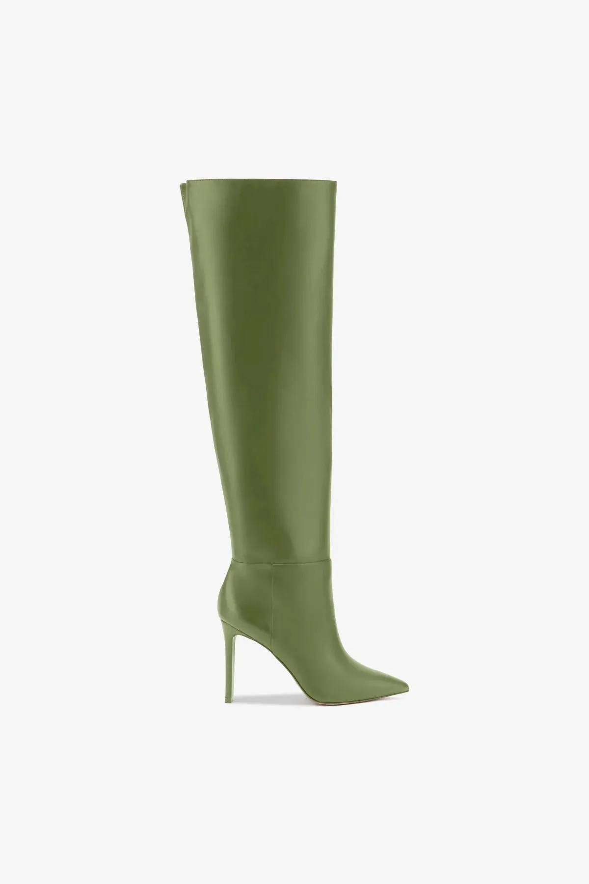 Larroud?? x Jennifer Fisher Boot In Martini Green Leather