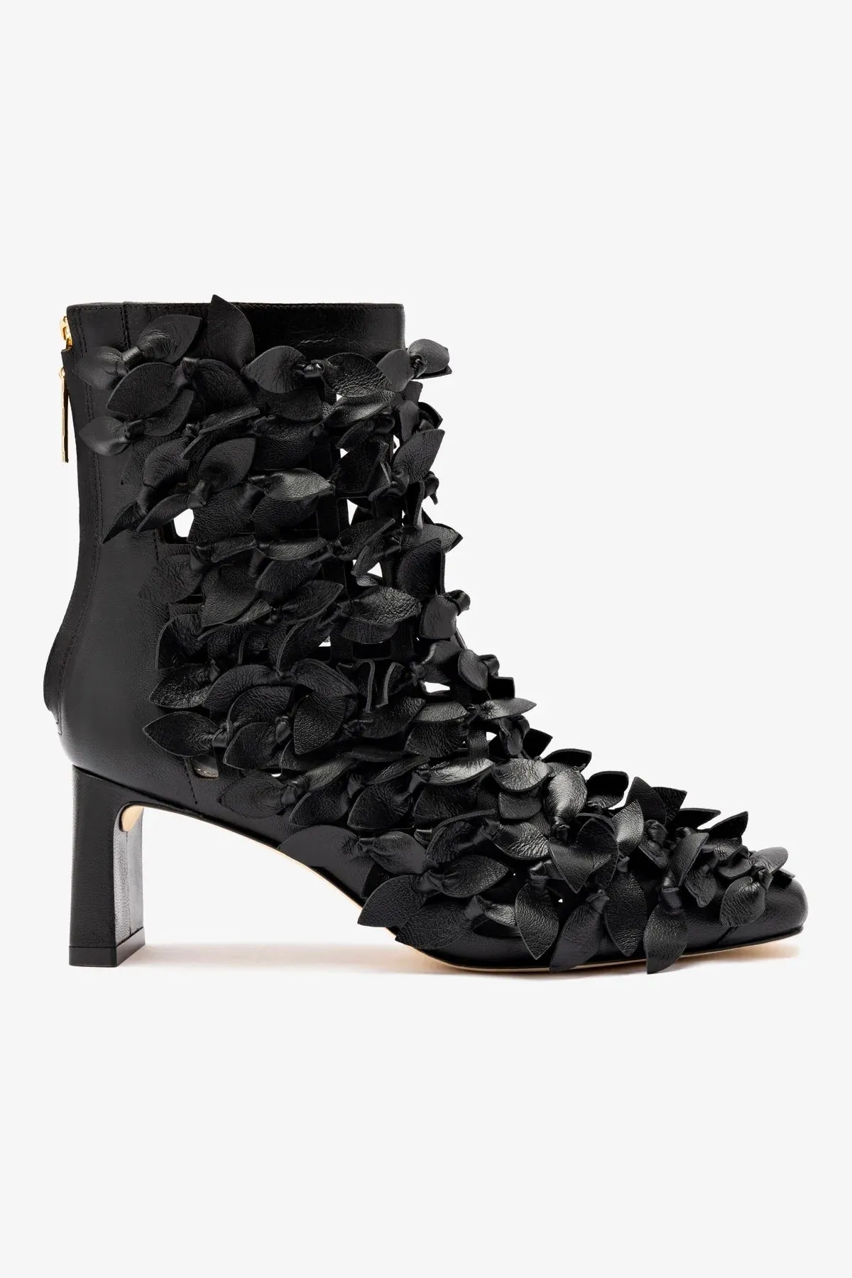 Larroud?? x Jonathan Cohen Alexis Bootie In Black Leather