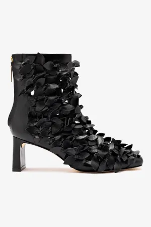 Larroud?? x Jonathan Cohen Alexis Bootie In Black Leather