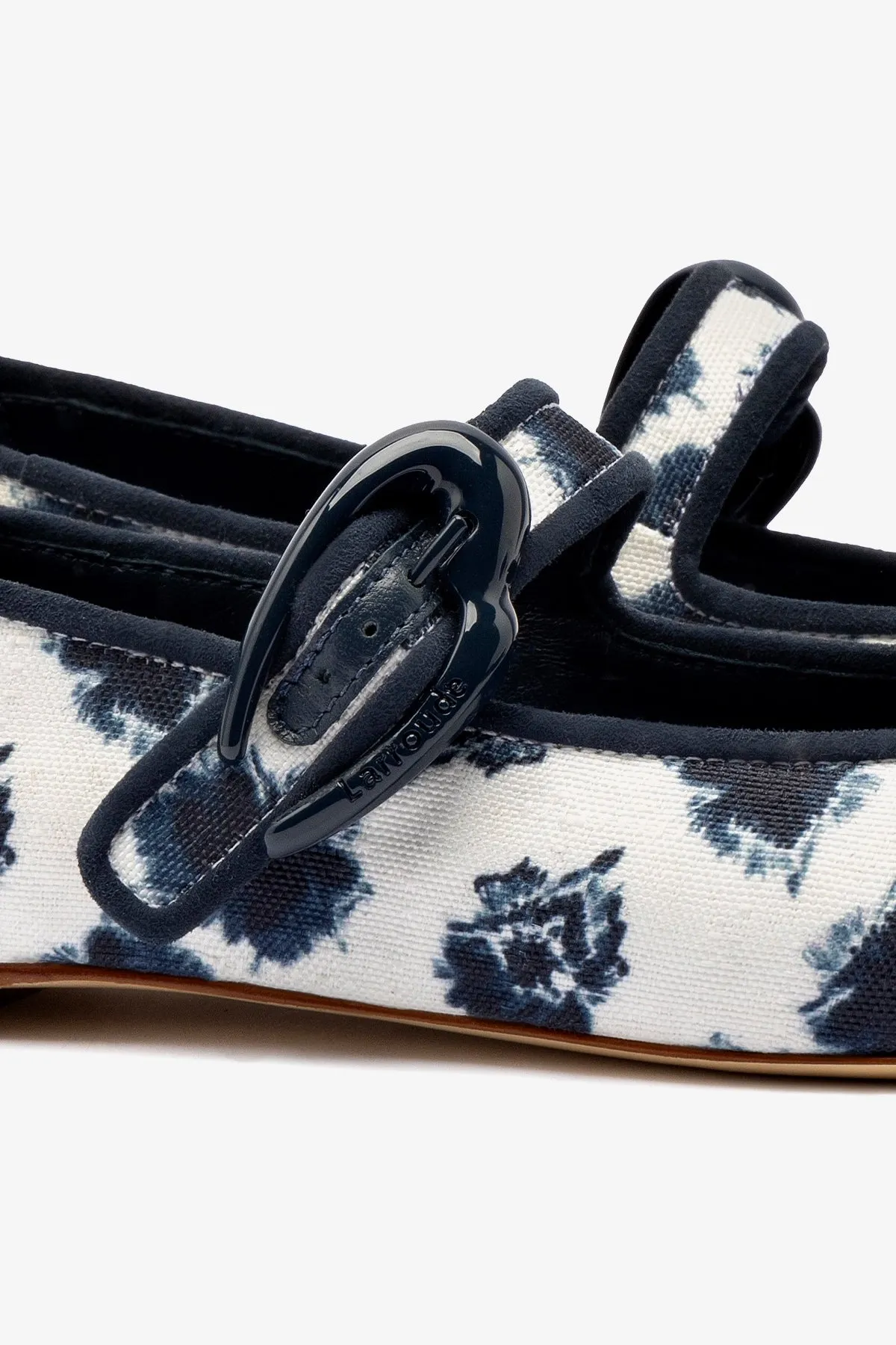Larroud?? x Jonathan Cohen Verona Ballet Flat In Tiedye Ocean Linen