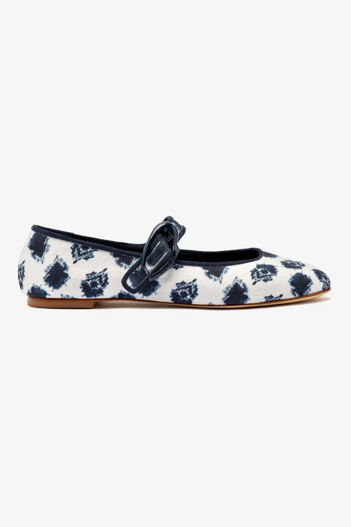 Larroud?? x Jonathan Cohen Verona Ballet Flat In Tiedye Ocean Linen