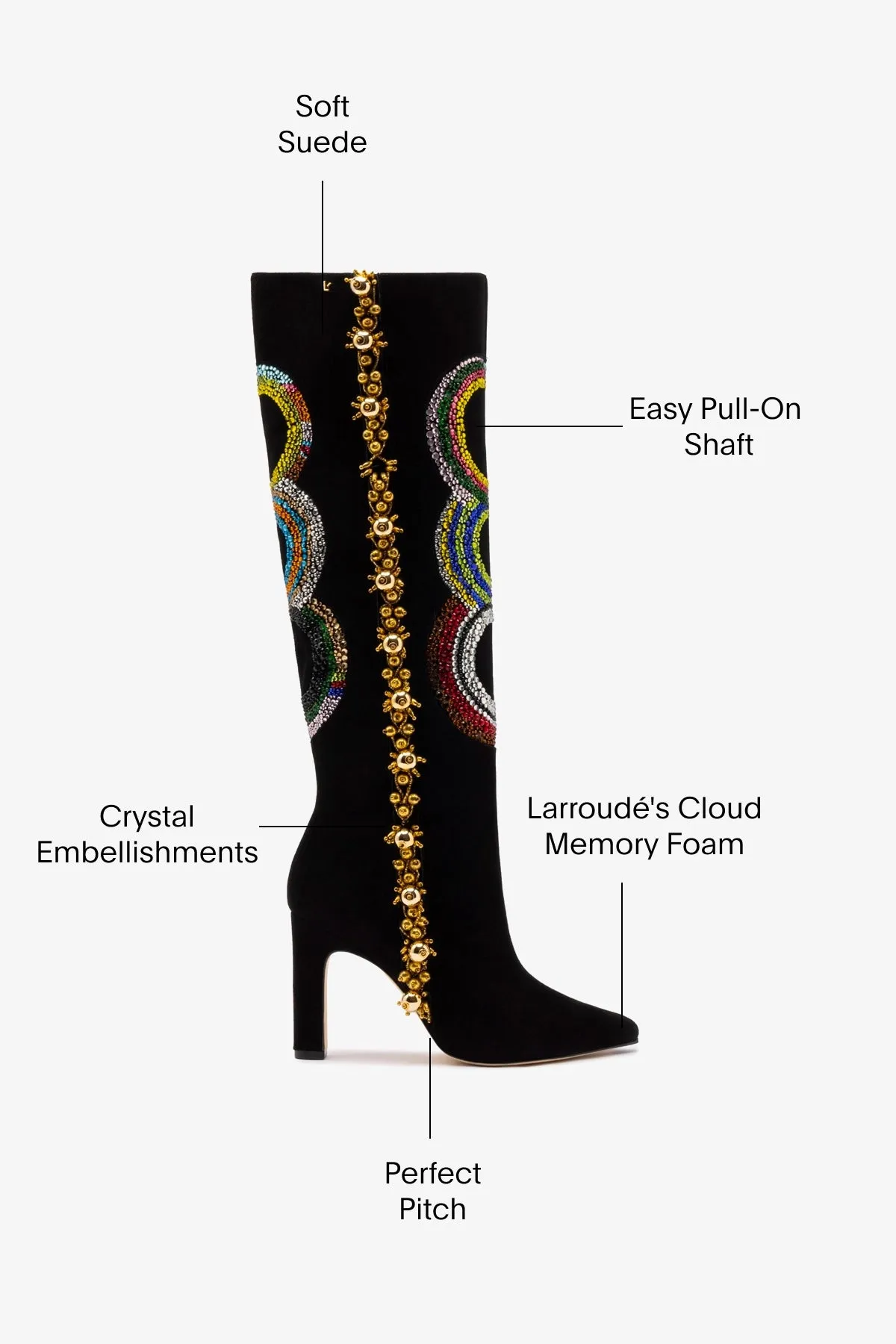 Larroud?? x Libertine Boot In Sonia Crystal