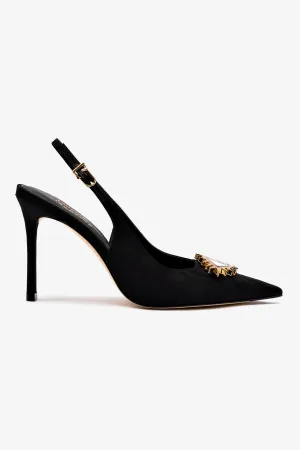 Larroud?? x Libertine Eye Pump Hi In Black Fabric