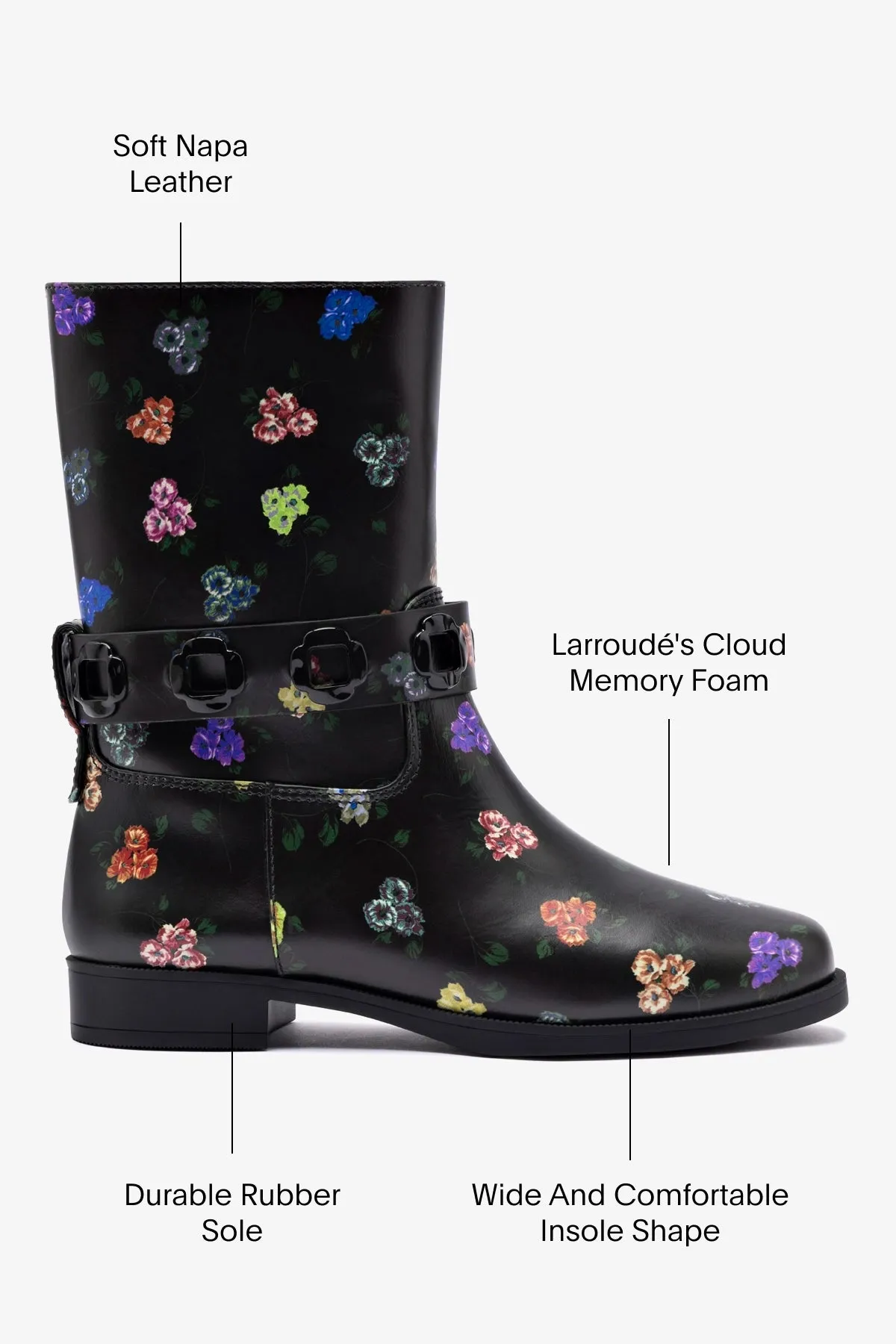 Larroud?? x Libertine Milan Flat Bootie In Antique Primrose
