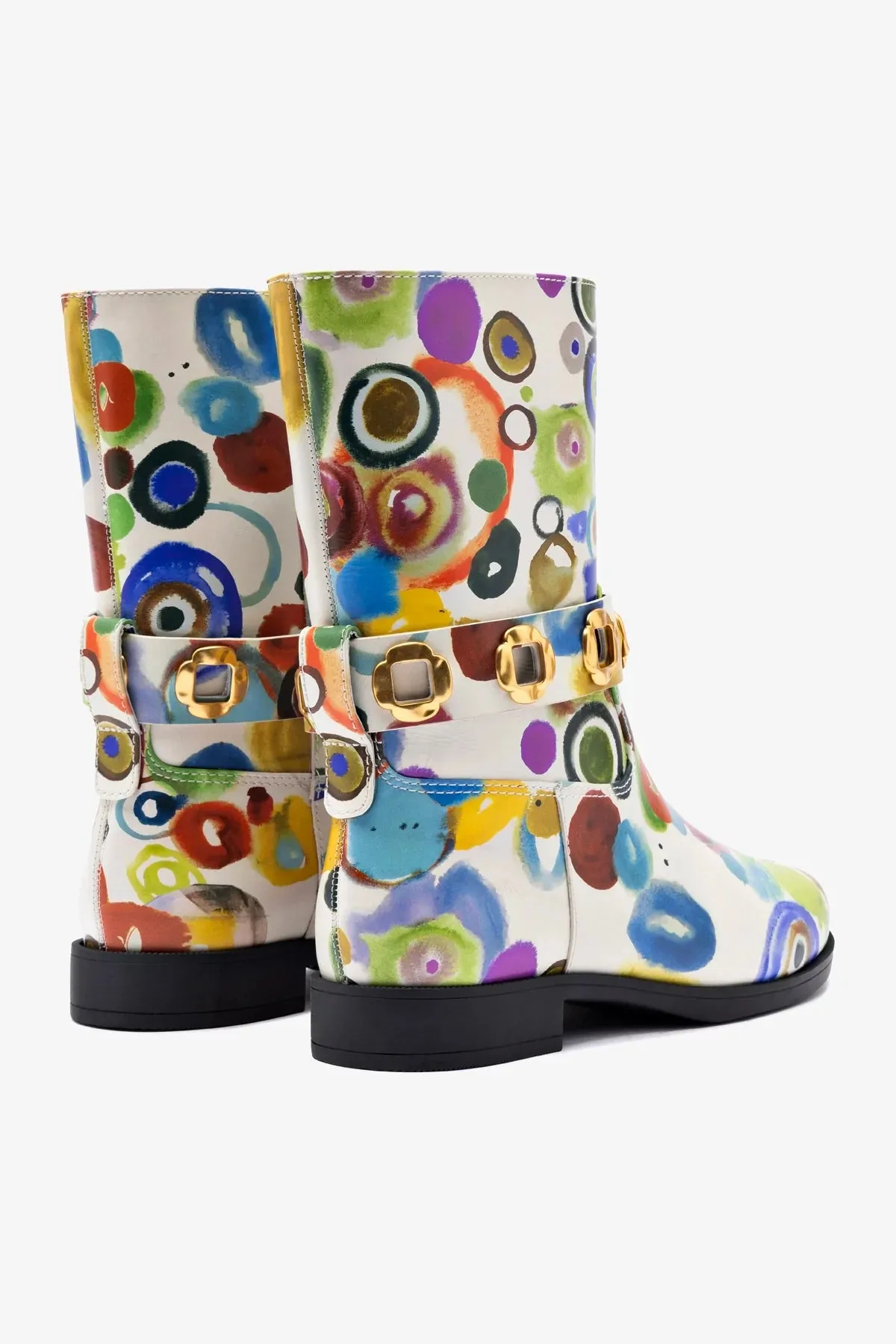 Larroud?? x Libertine Milan Flat Bootie In JH Gouache