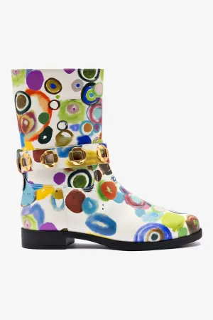 Larroud?? x Libertine Milan Flat Bootie In JH Gouache