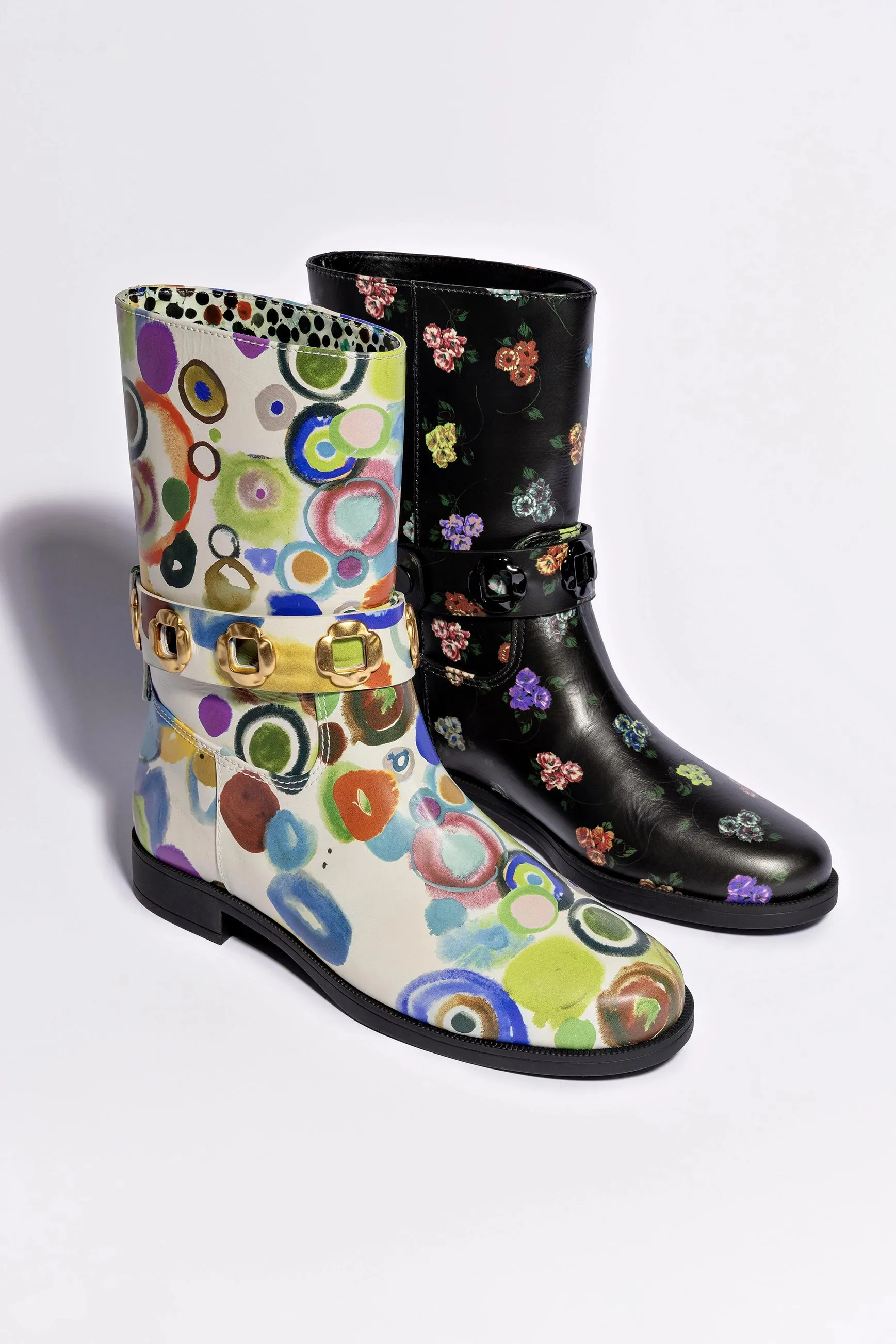 Larroud?? x Libertine Milan Flat Bootie In JH Gouache