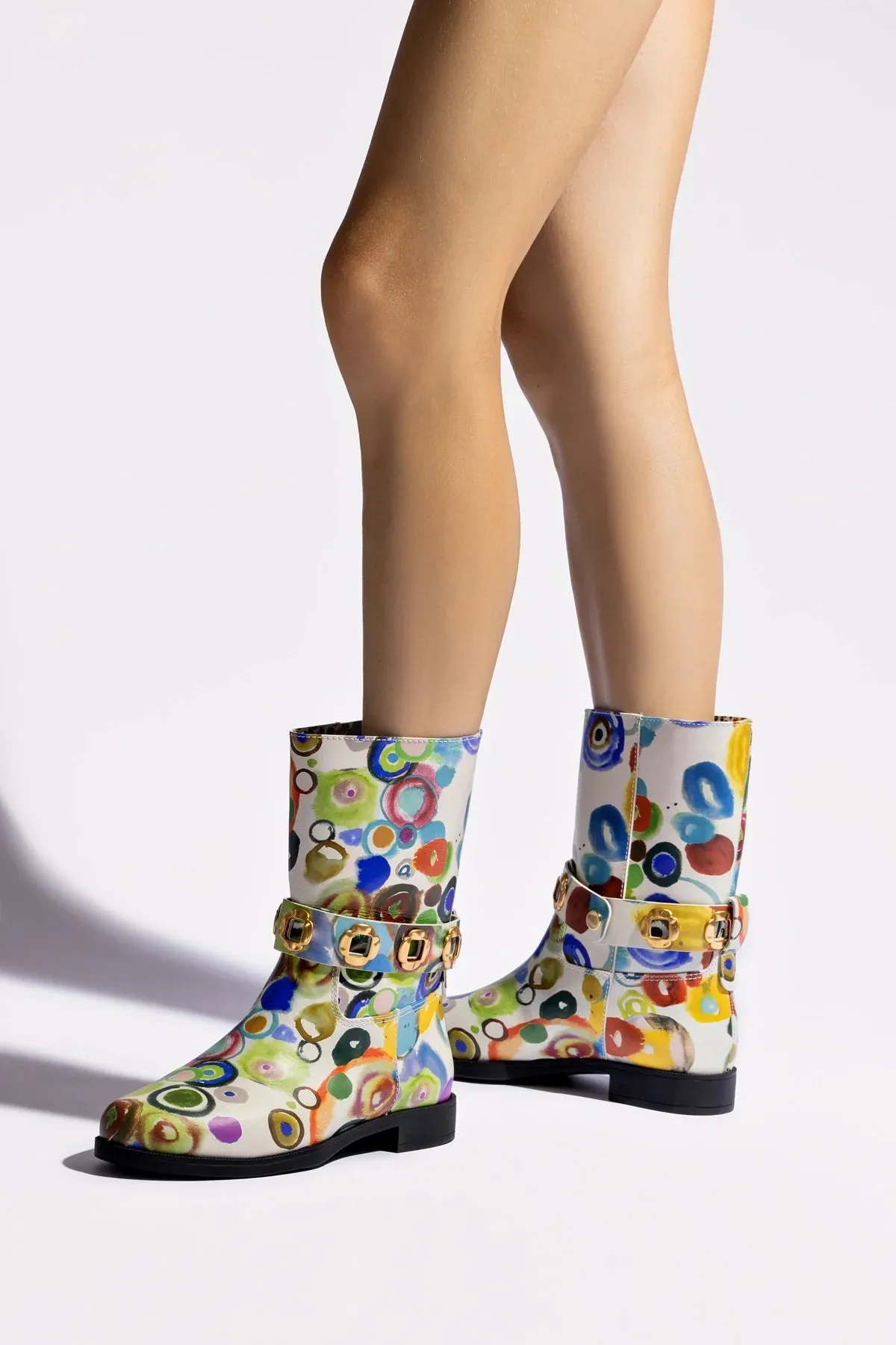Larroud?? x Libertine Milan Flat Bootie In JH Gouache