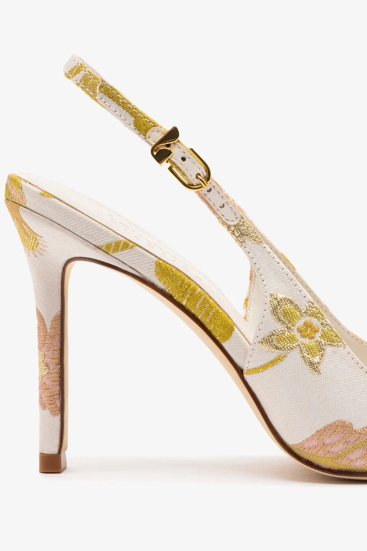 Larroud?? x Markarian Kaitlan Pump In Yvette Floral Brocade