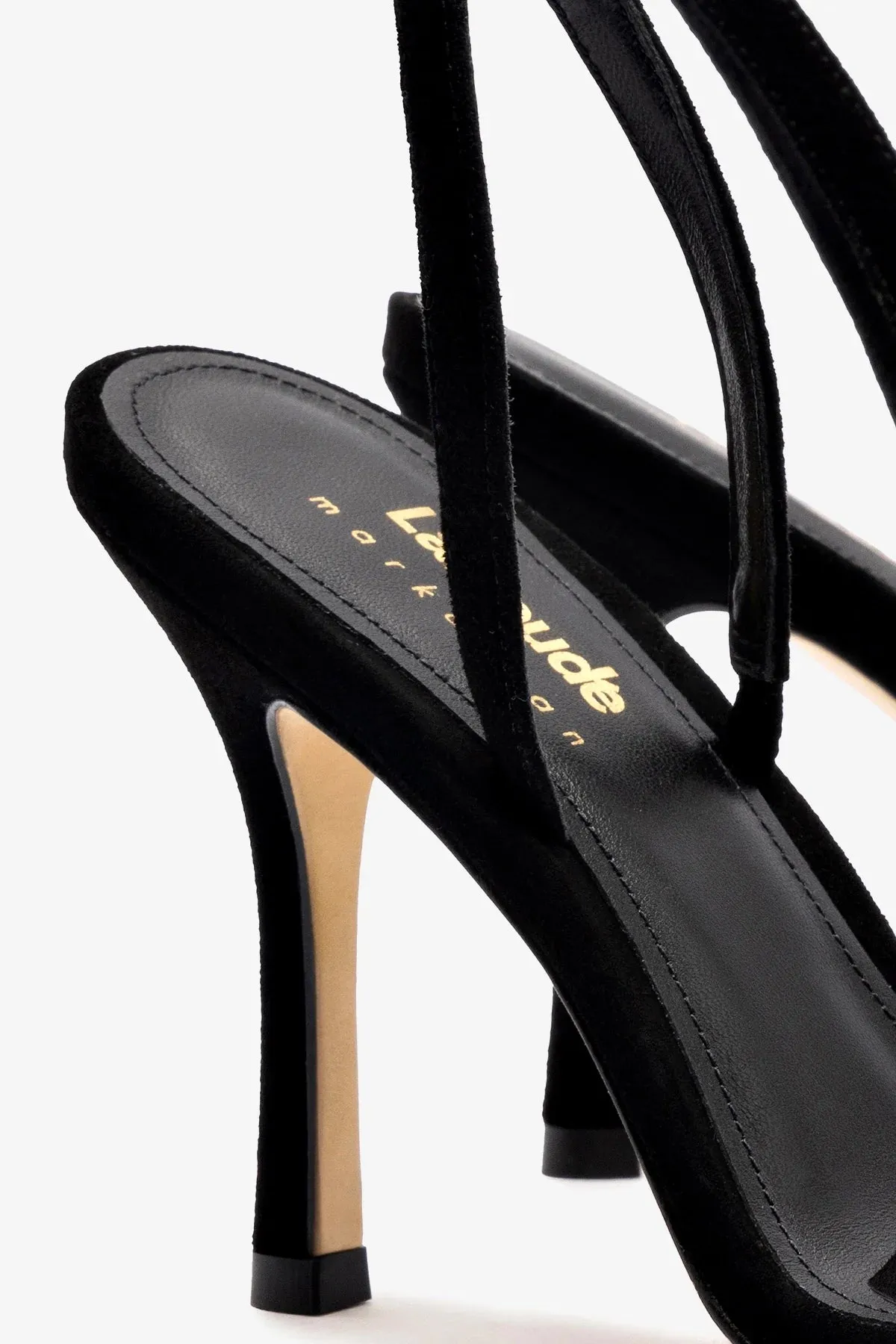 Larroud?? x Markarian Sandal In Black Suede