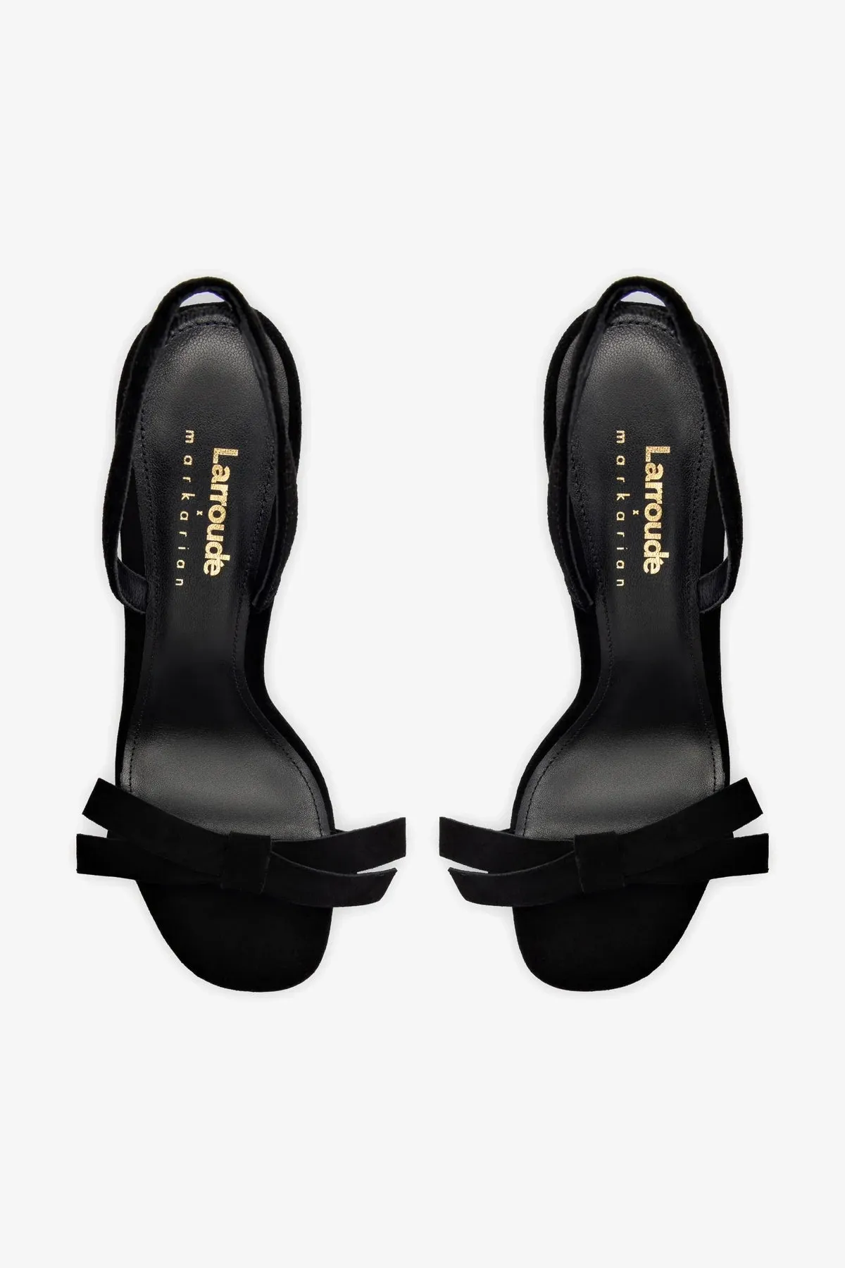 Larroud?? x Markarian Sandal In Black Suede
