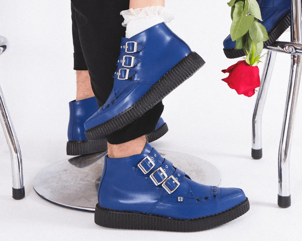 Lazuli Blue TUKskin? 3-Buckle Pointed Creeper Boot