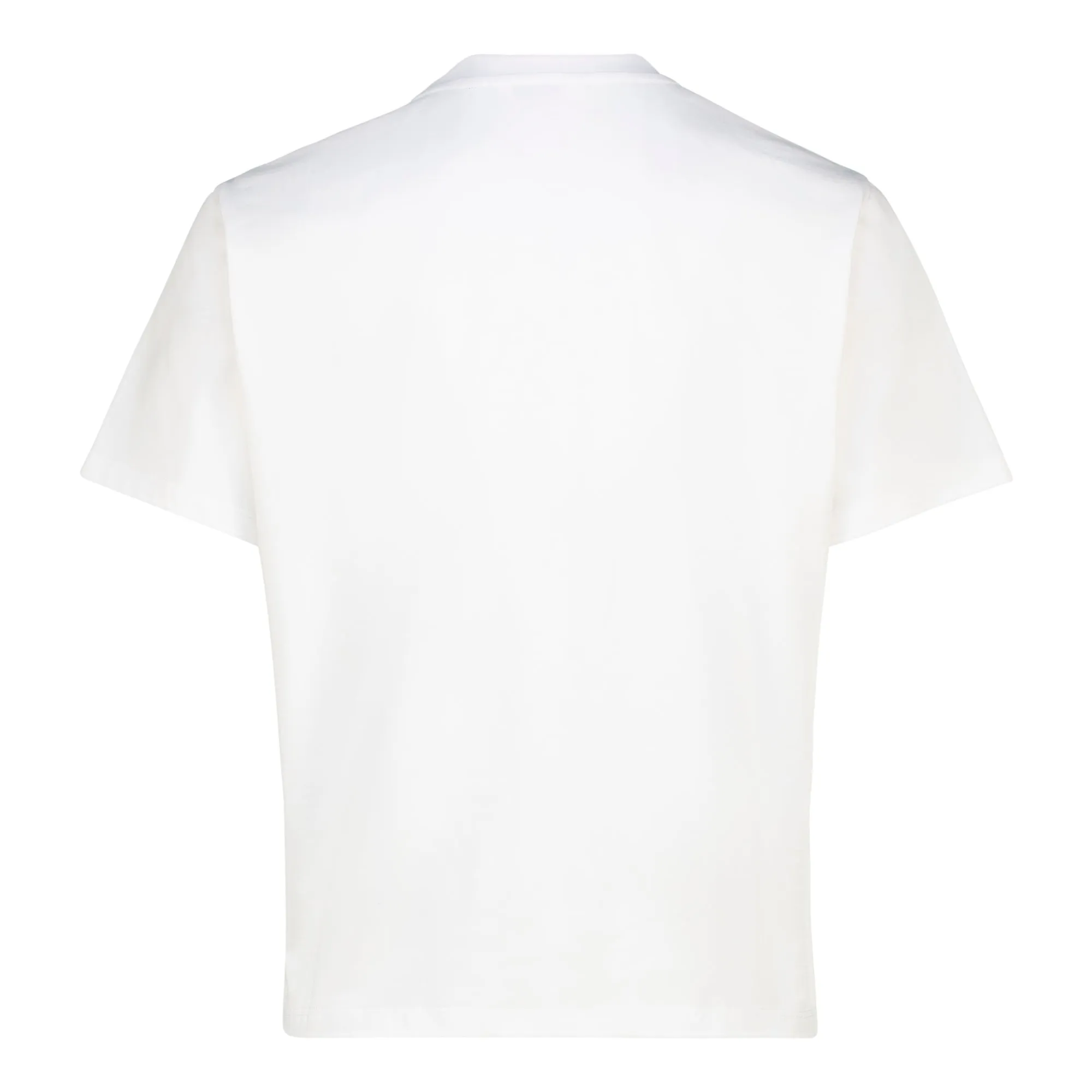 MALISSA WHITE METALLIC LOGO BOXY T-SHIRT