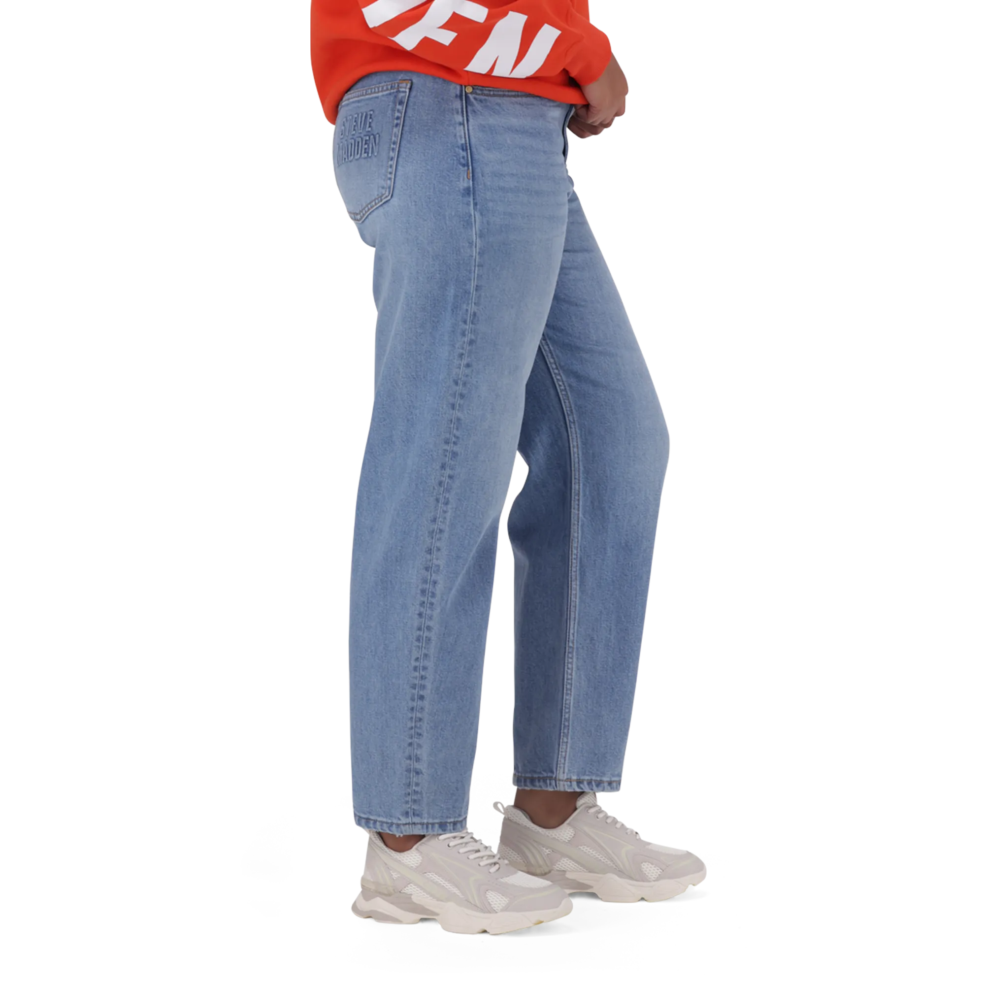 MILLIE BARREL MID BLUE JEANS